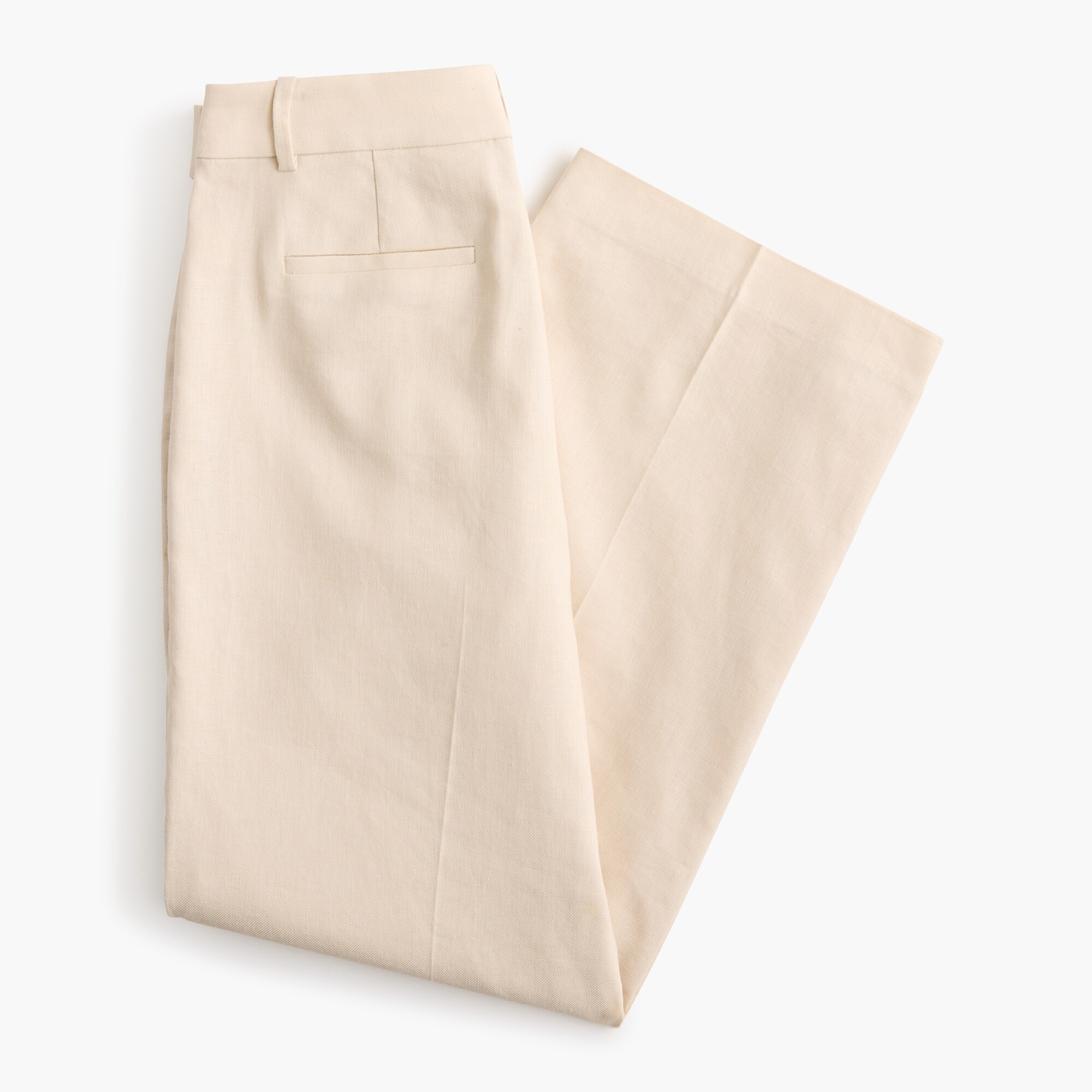 Linen-blend Remy Wide-leg Cropped Pant For Women | Factory