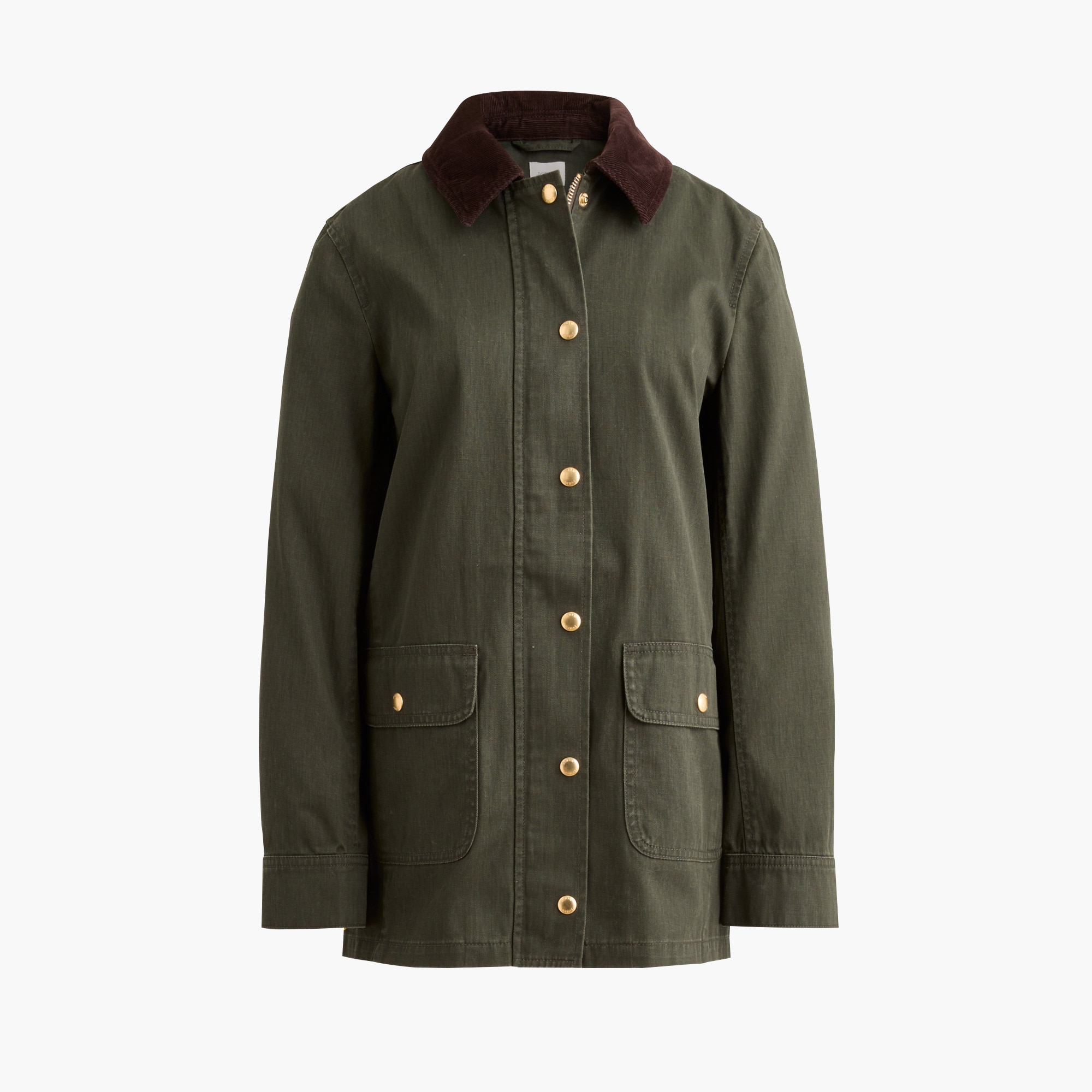 100% cotton long Field jacket