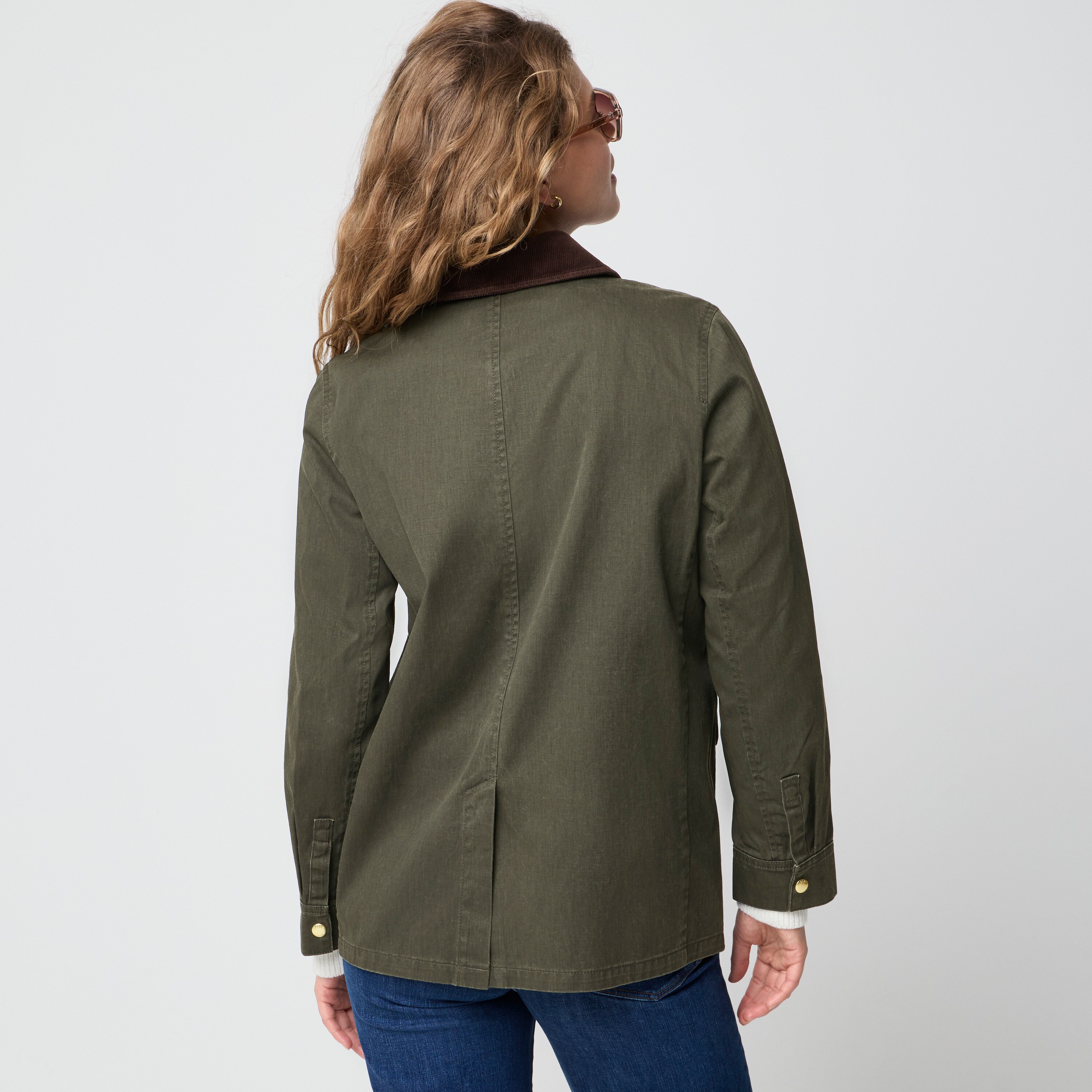 100% cotton long Field jacket