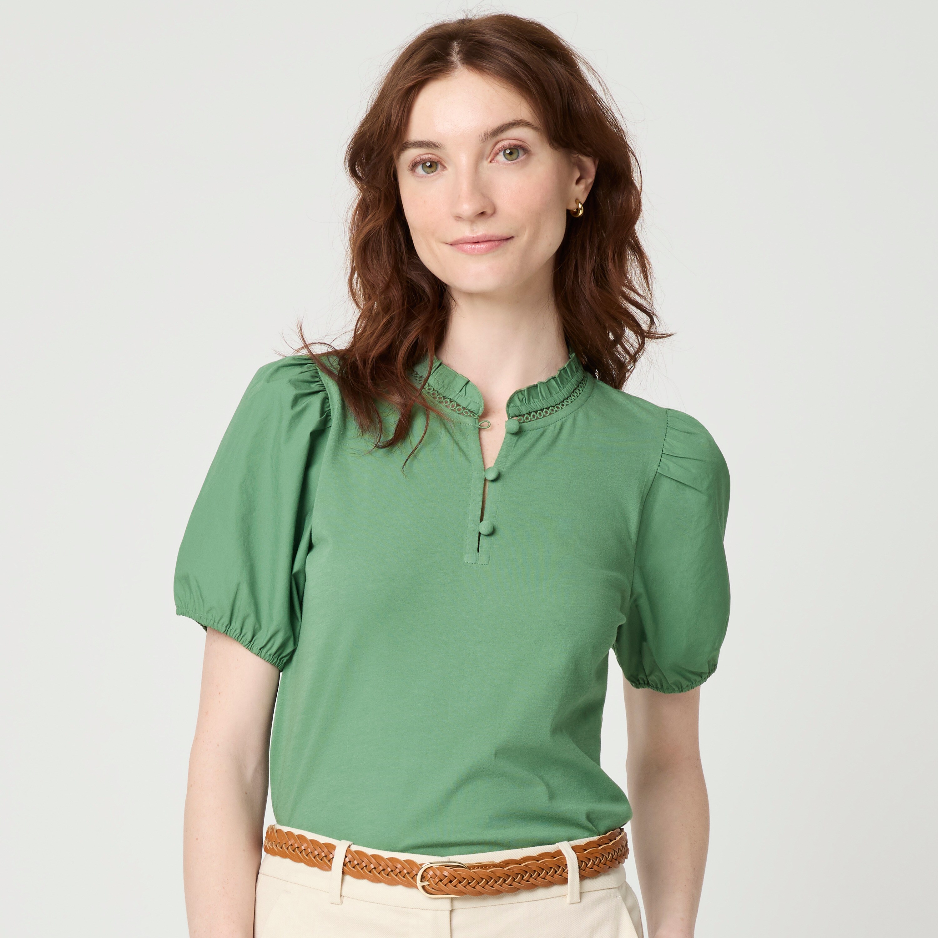 Puff-sleeve Top For Women | Factory