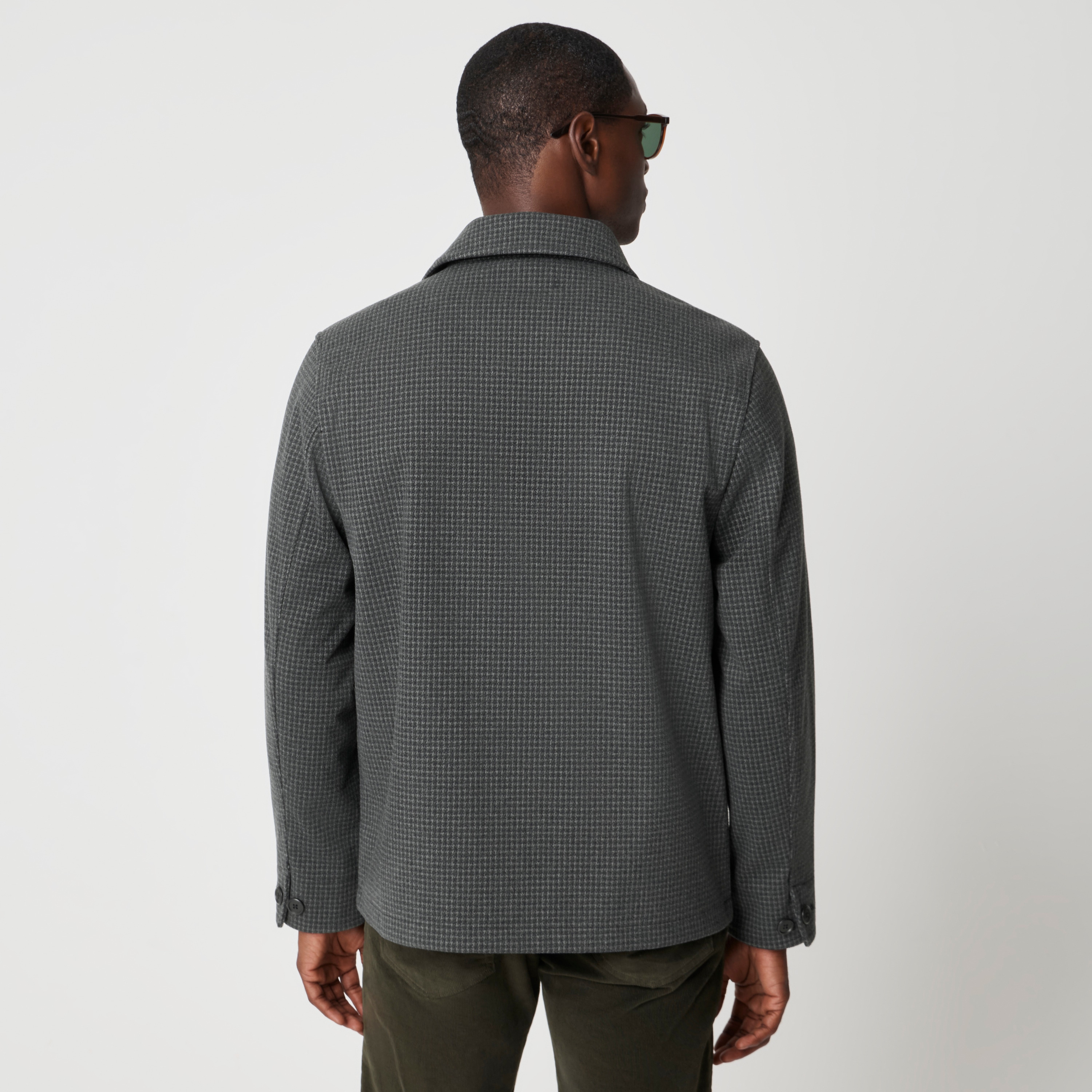 Knit chore jacket