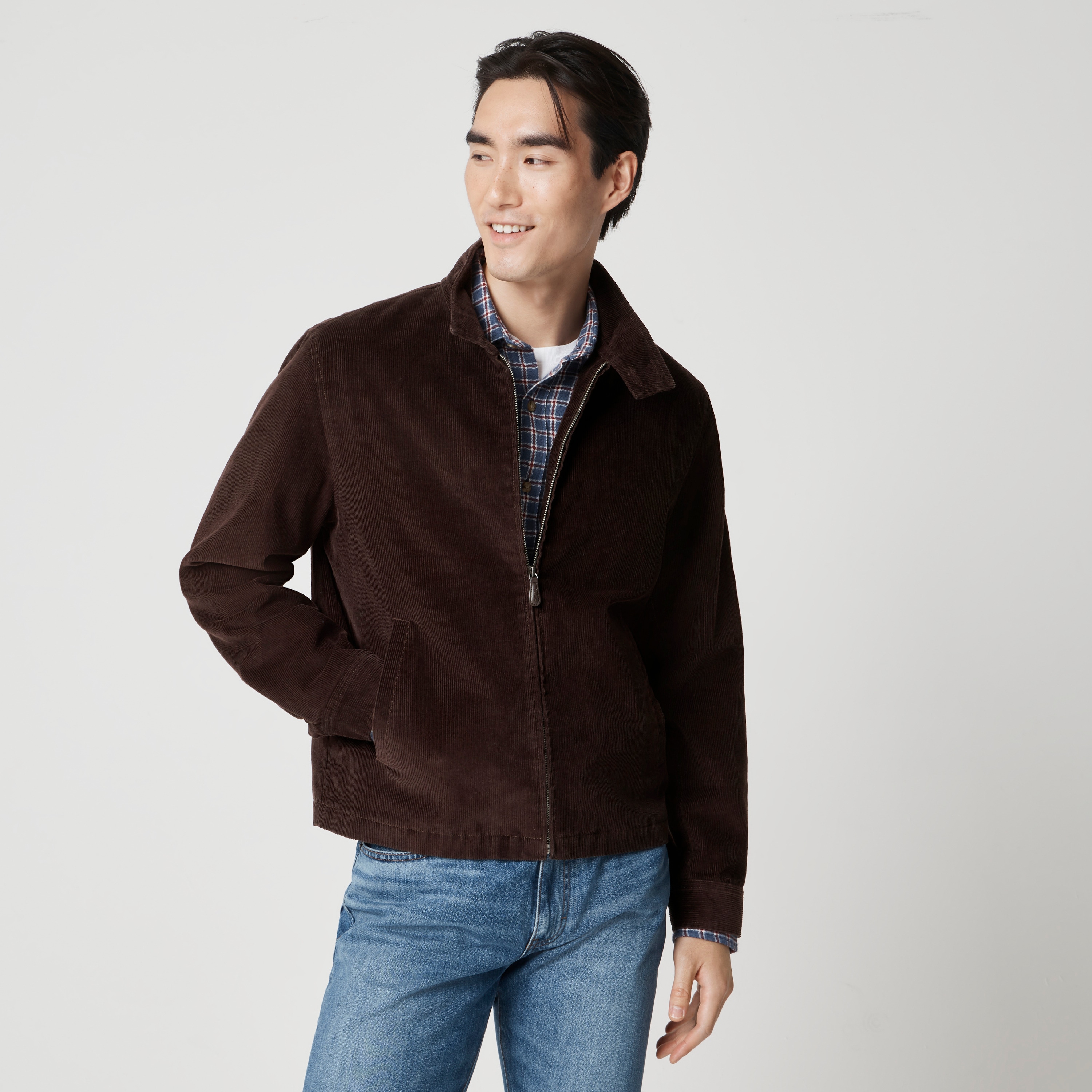 Corduroy Harrington jacket