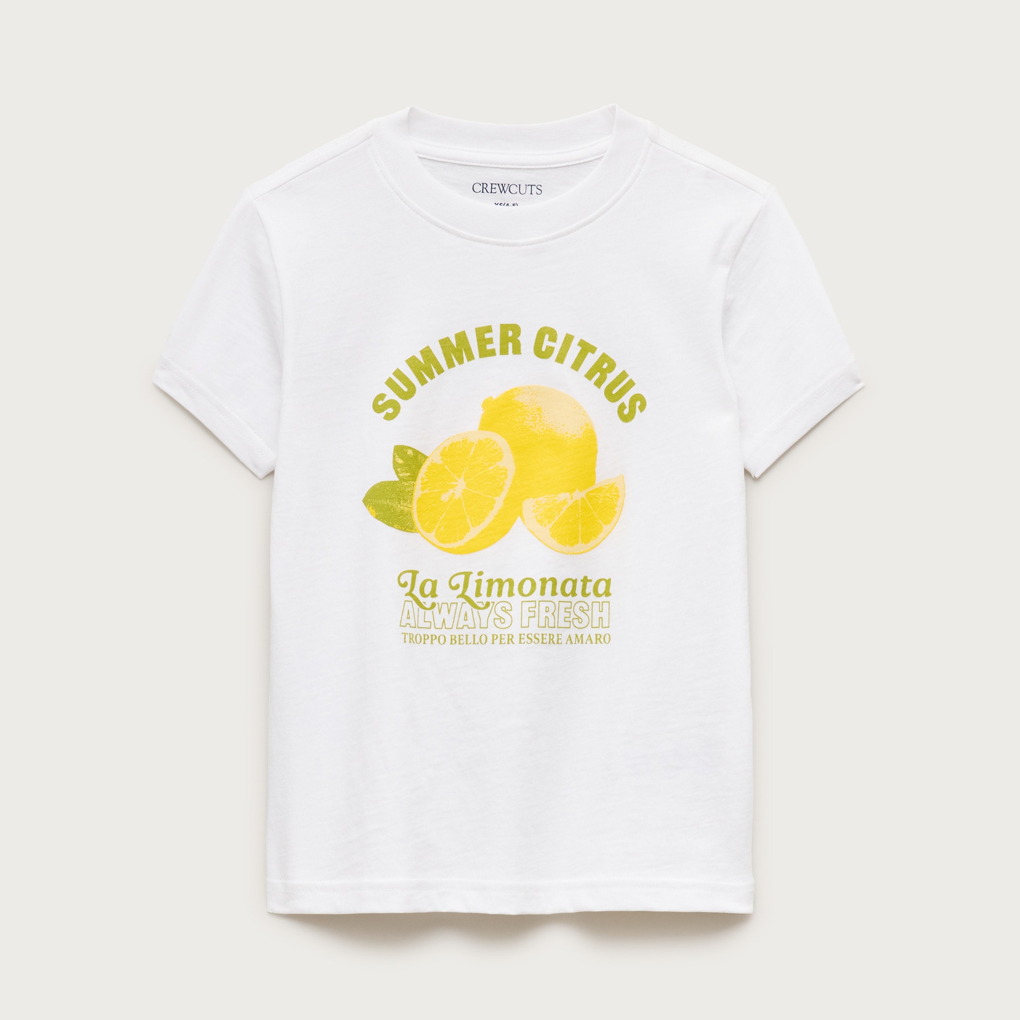 Kids' short-sleeve "Summer citrus" graphic T-shirt from J.Crew - $22.50
