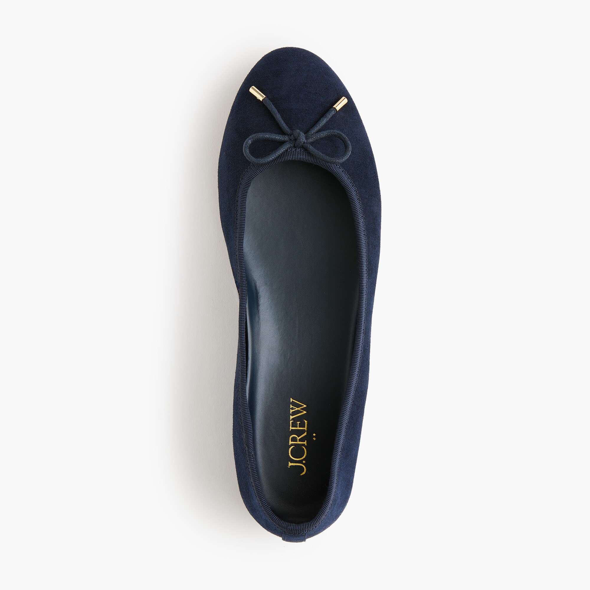 Sueded flex ballet flats