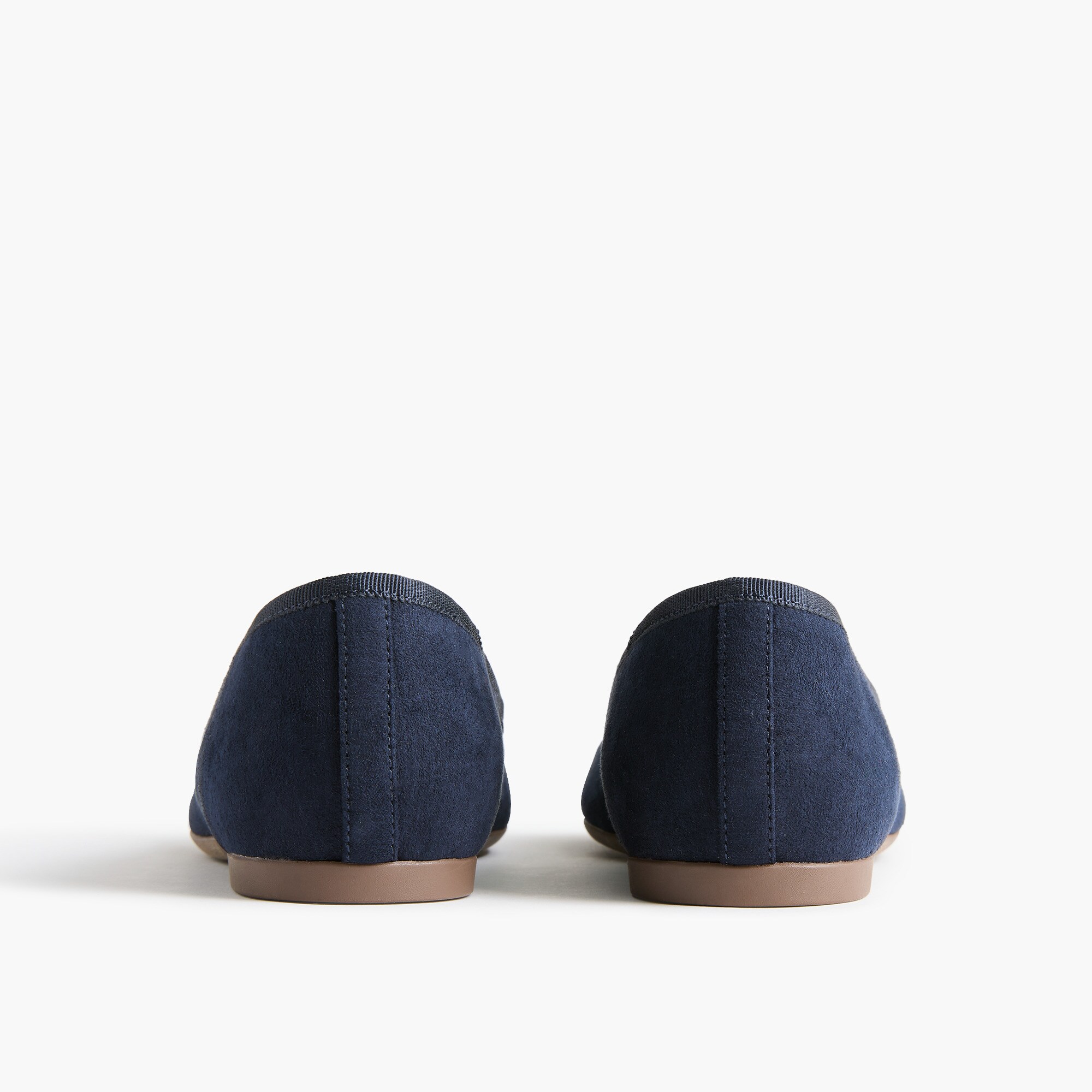 Sueded flex ballet flats