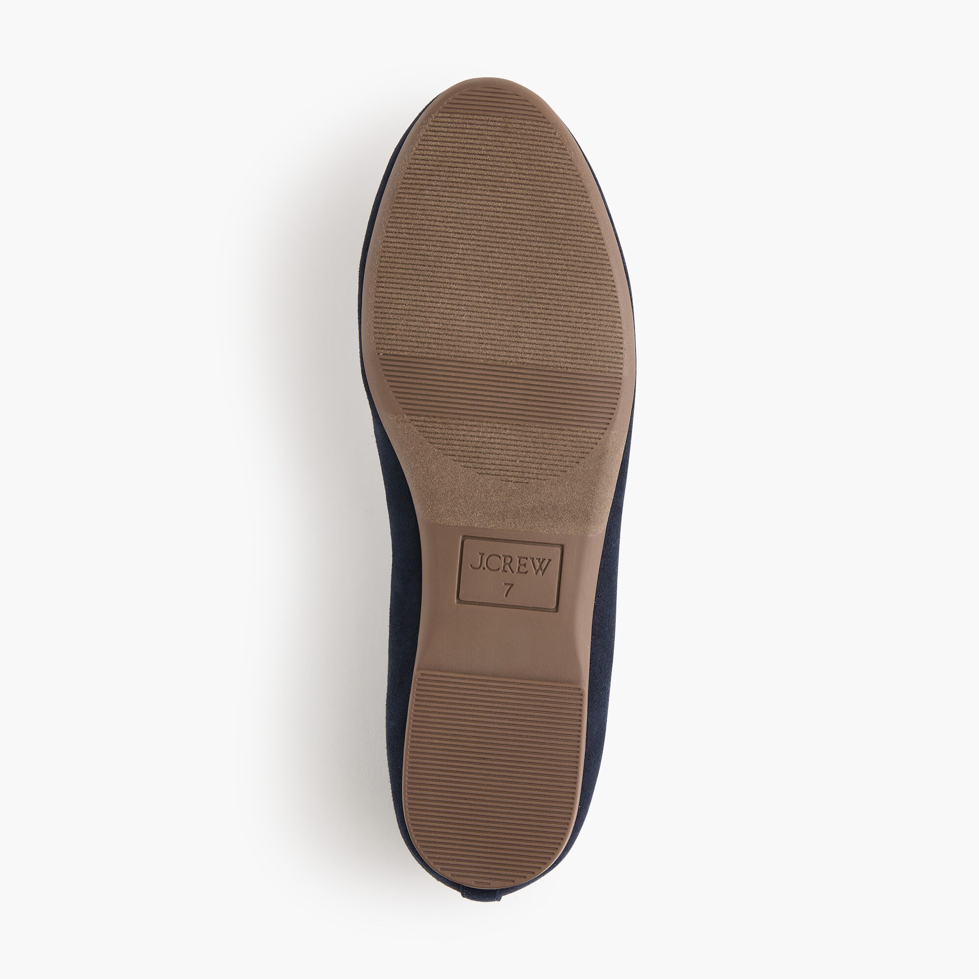 Sueded flex ballet flats