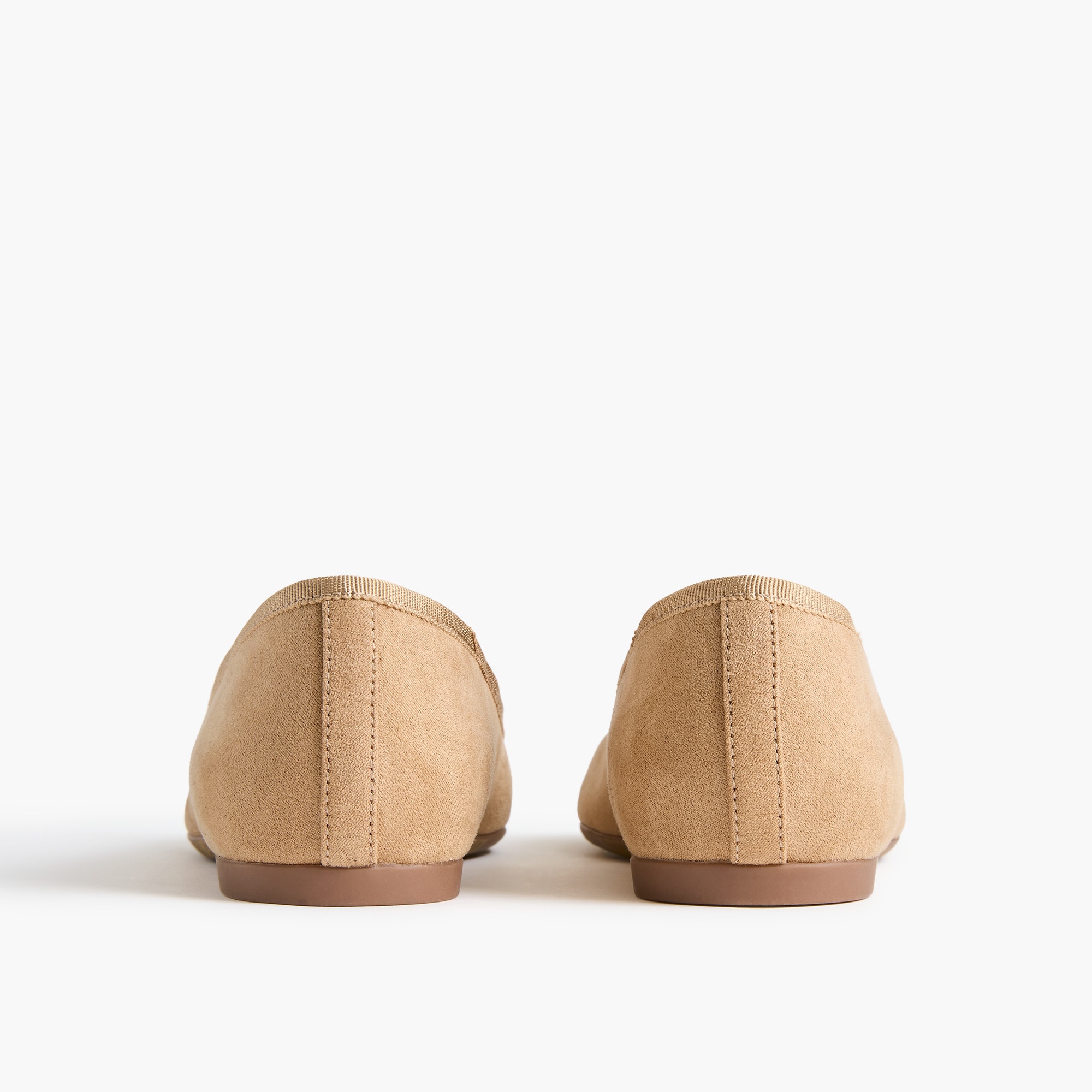Sueded flex ballet flats