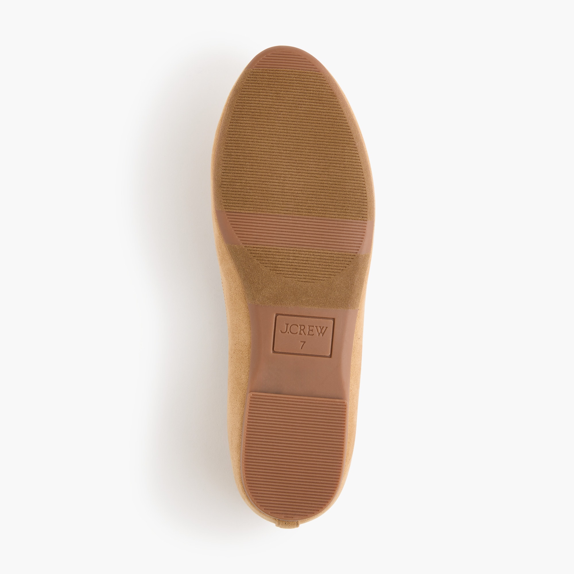 Sueded flex ballet flats