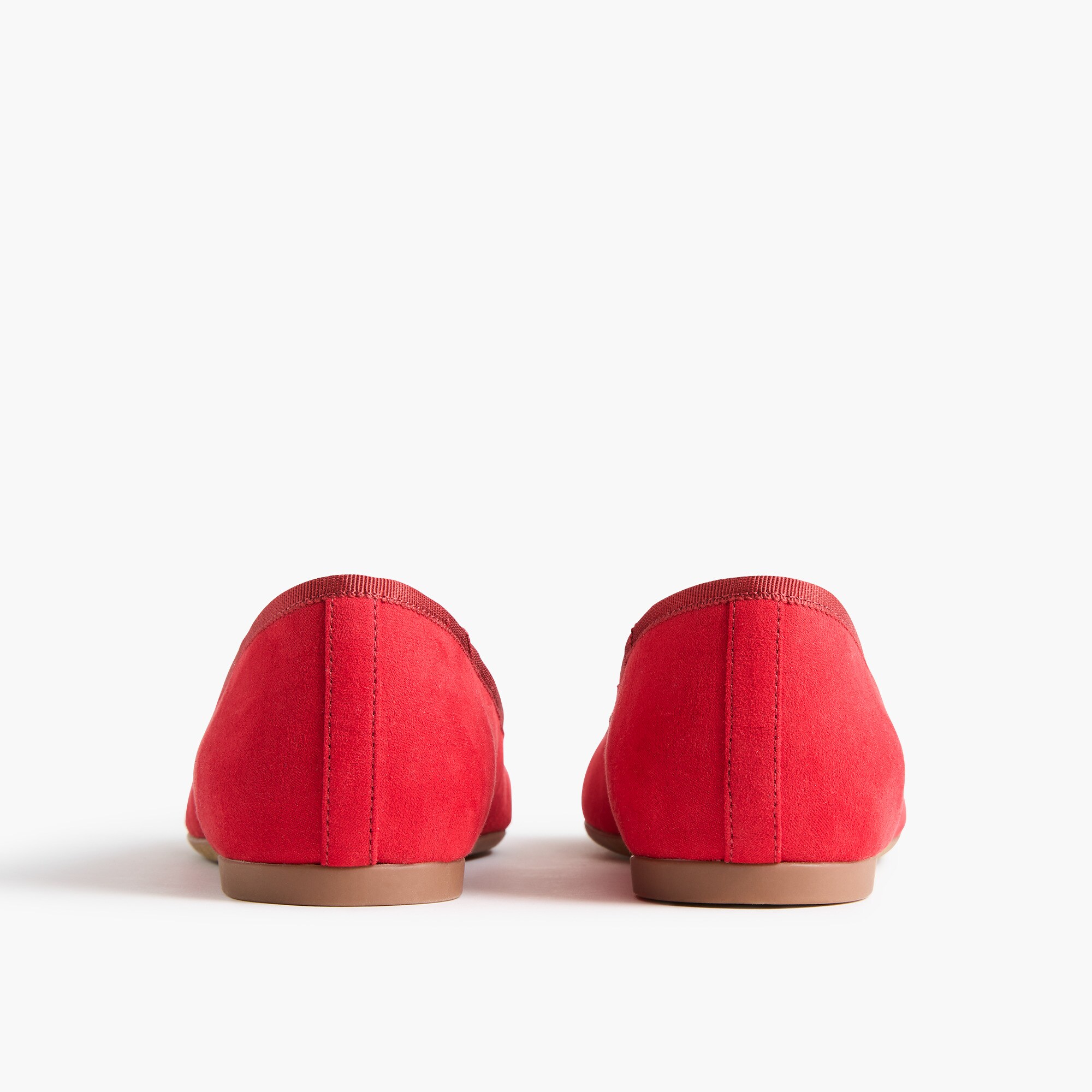 Sueded flex ballet flats