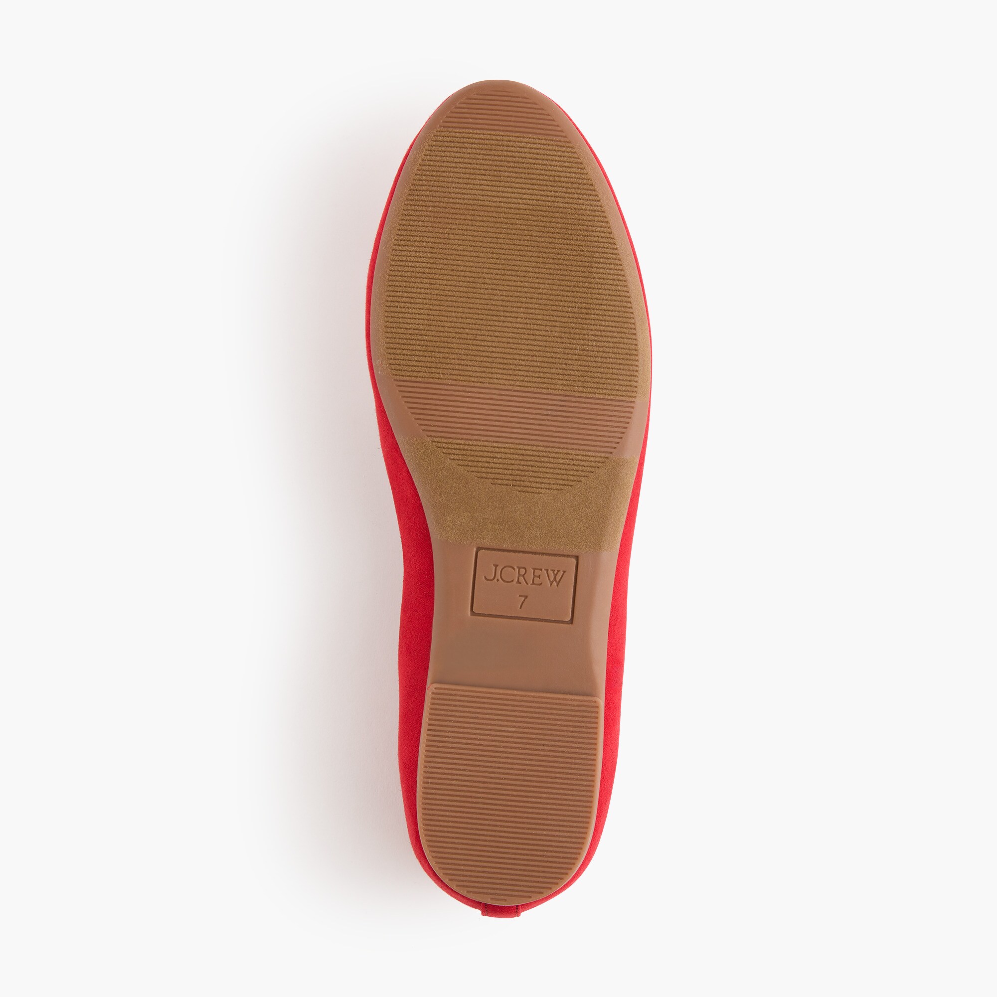 Sueded flex ballet flats