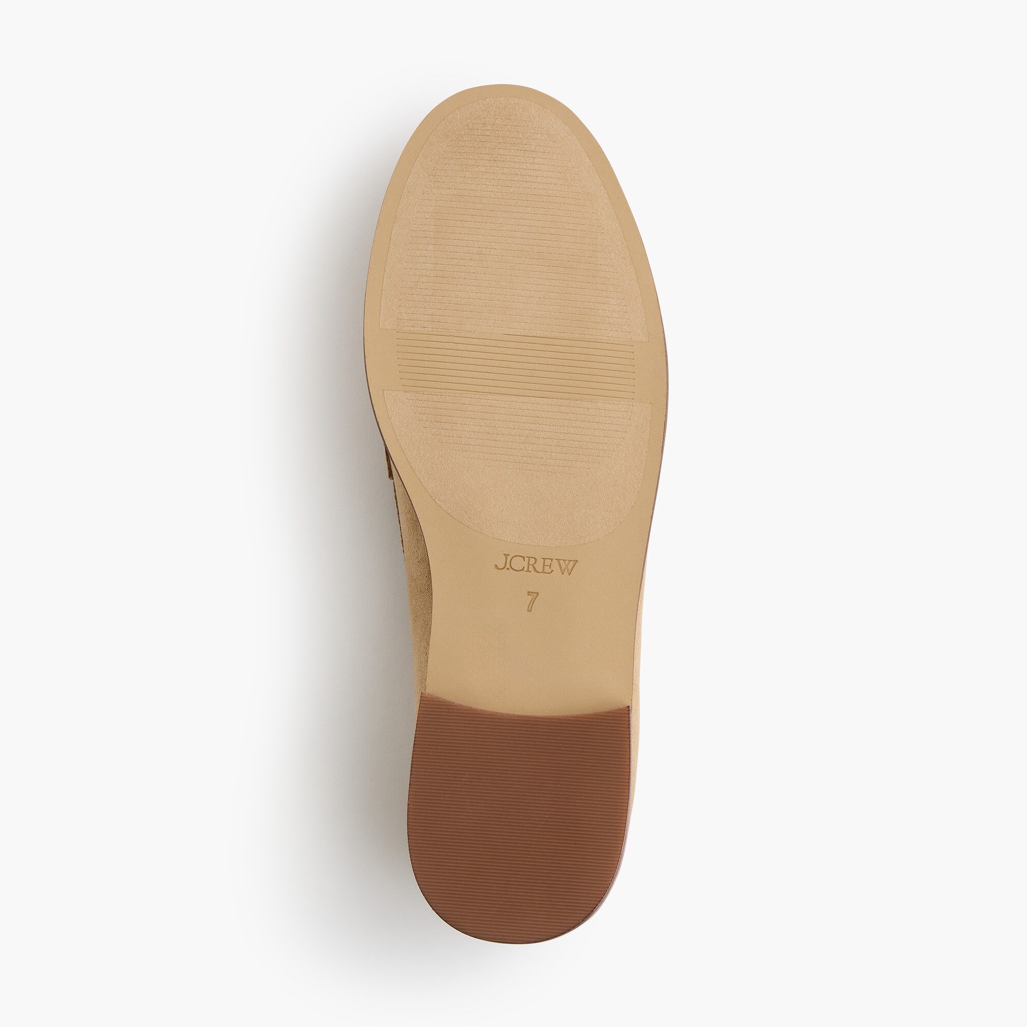 Sueded flex penny loafers