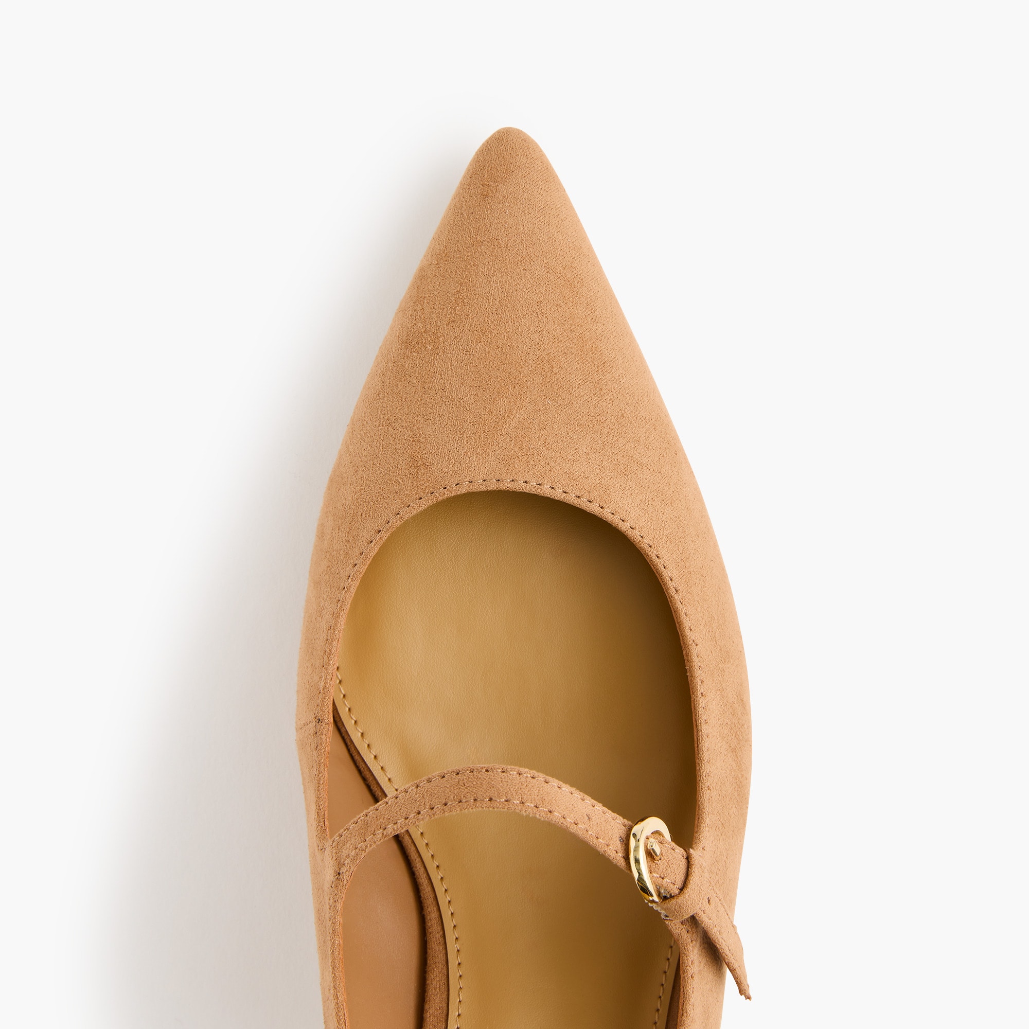 Slingback pointed-toe Mary Jane heels