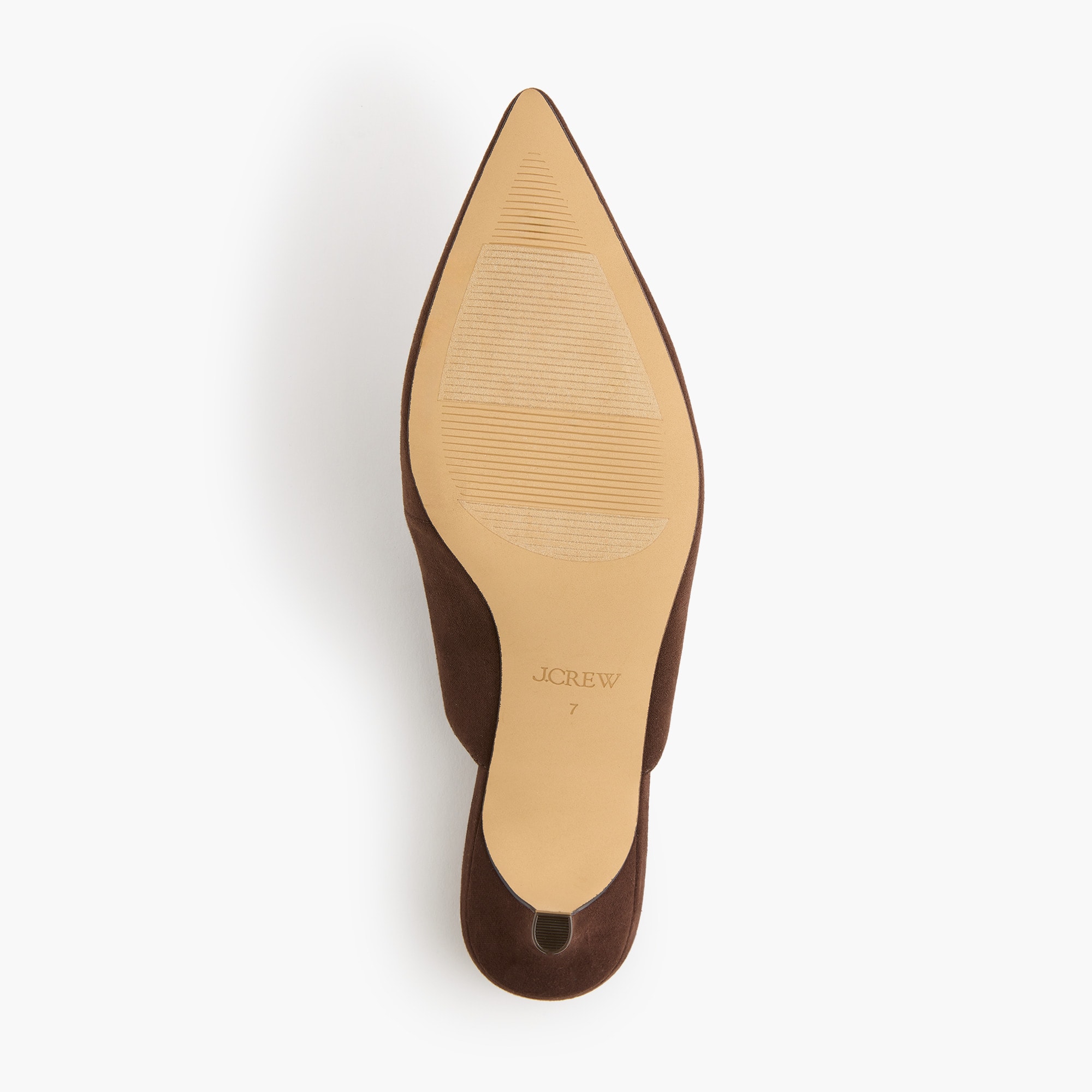 Slingback pointed-toe Mary Jane heels