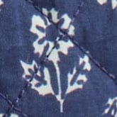 Quilted mini pouch ANTIQUE NAVY IVORY