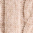 Cable button-shoulder poncho HTHR MUSHROOM