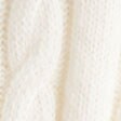 Cable button-shoulder poncho IVORY