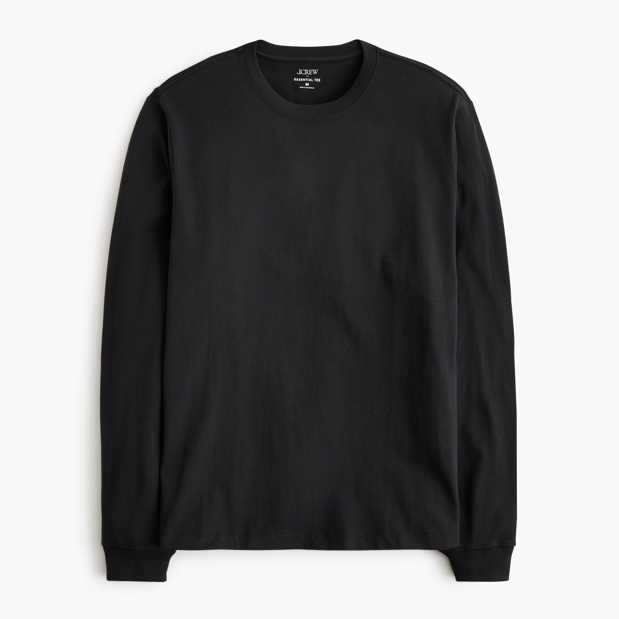 Long-sleeve 100% cotton Essential tee