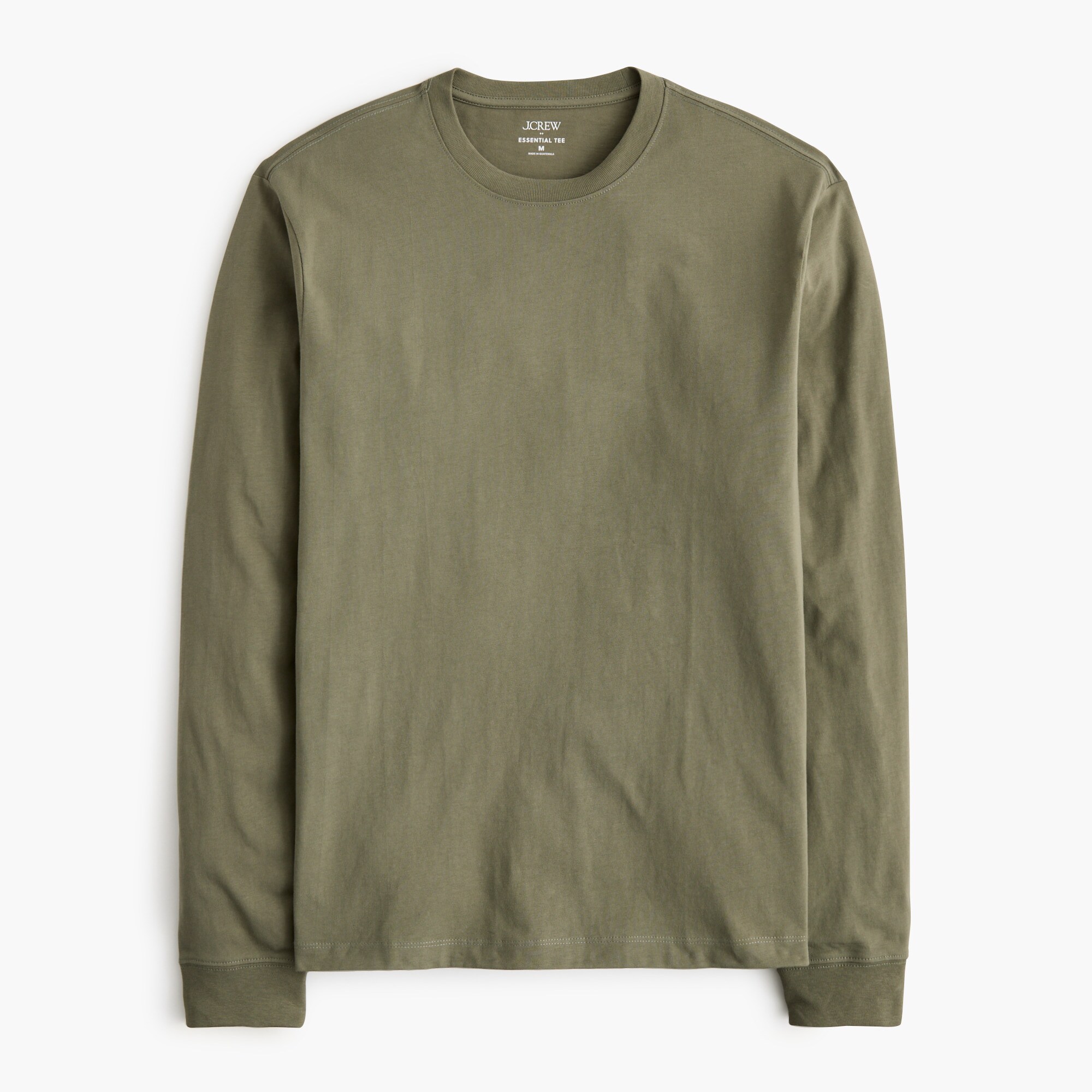 Long-sleeve 100% cotton Essential tee