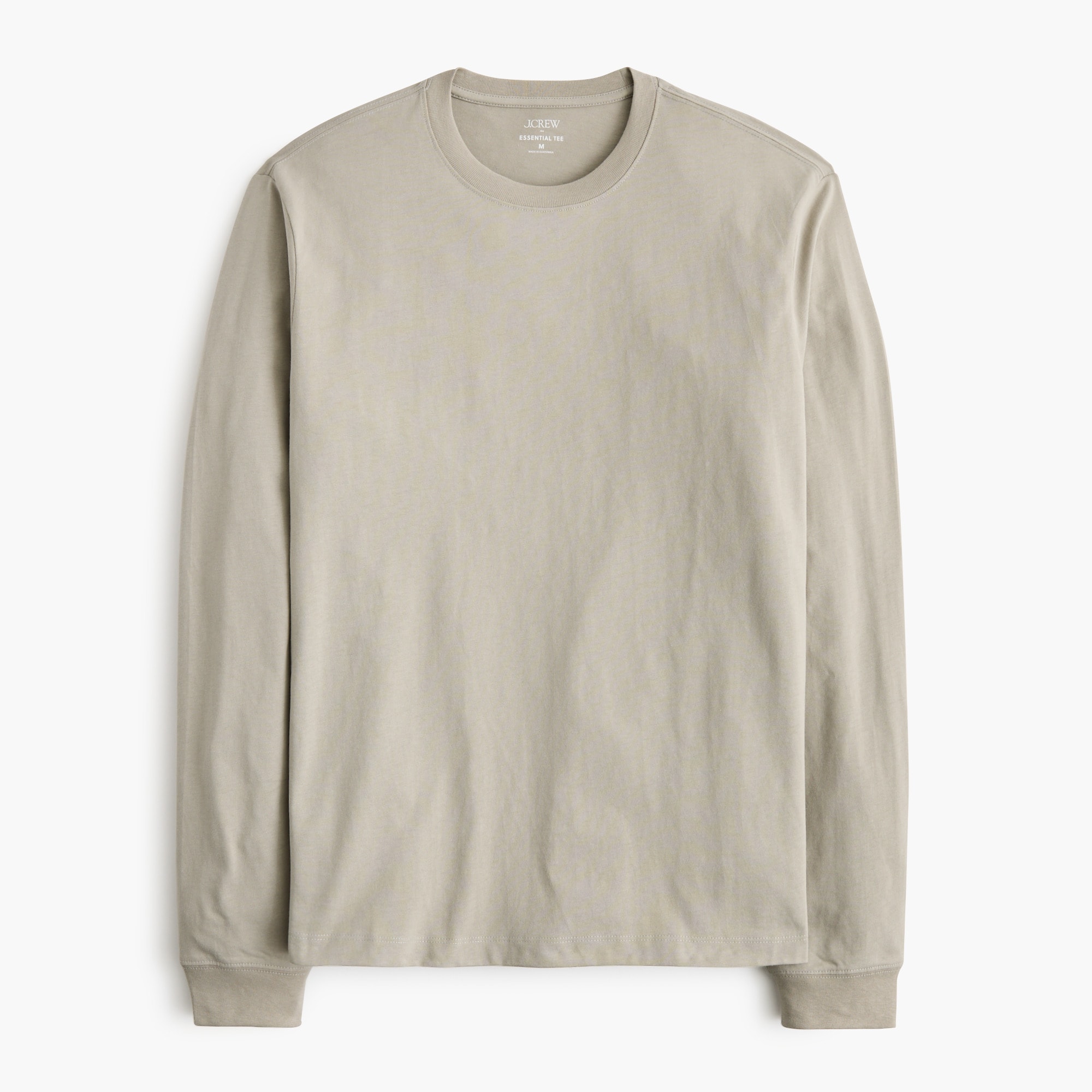 Long-sleeve 100% cotton Essential tee