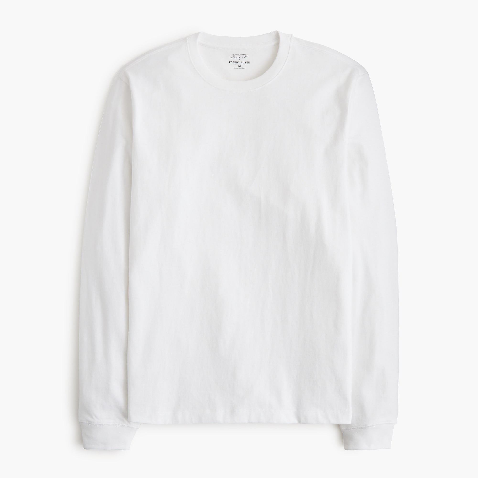 Long-sleeve 100% cotton Essential tee