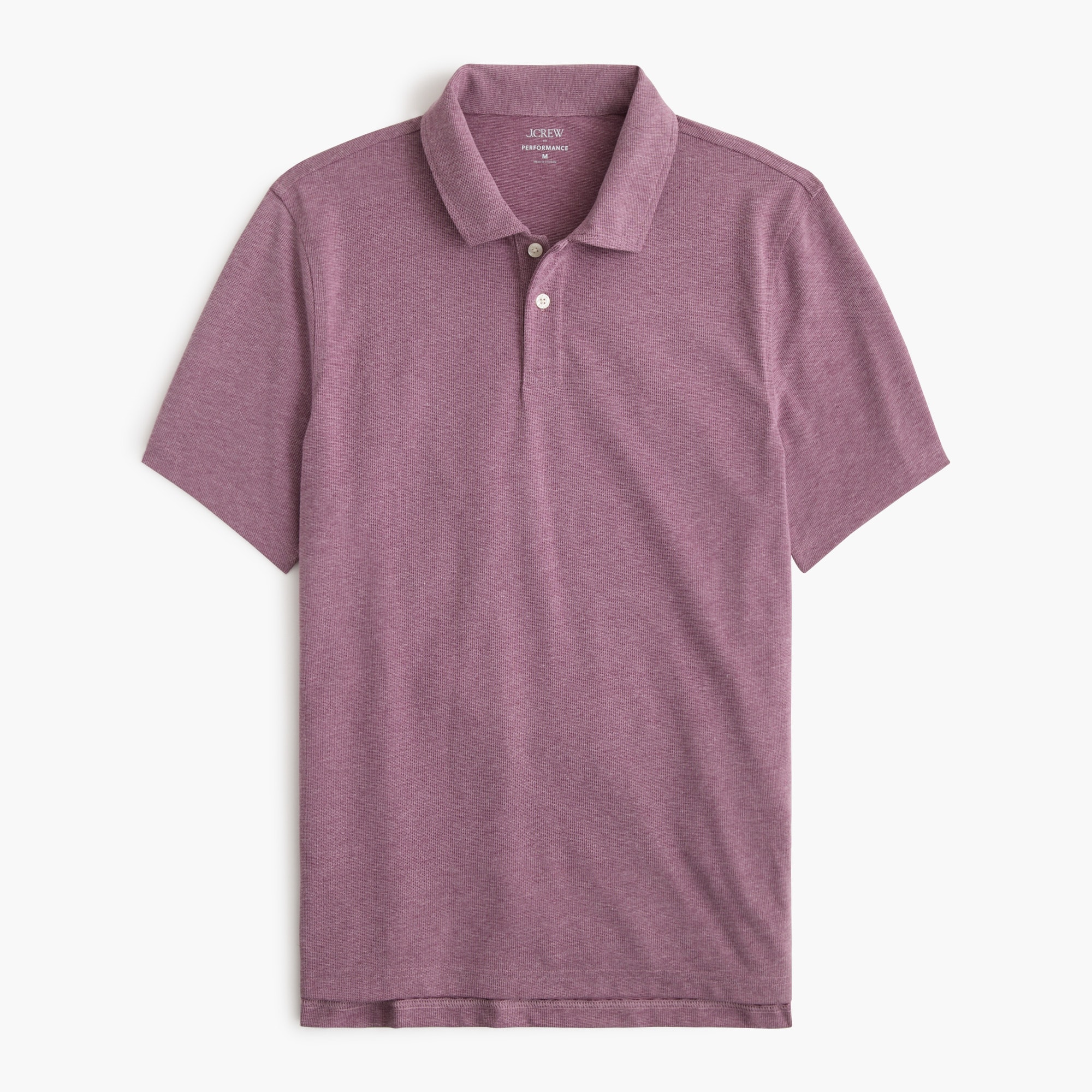 Textured Waffle Performance Polo Shirt For Men | Factory