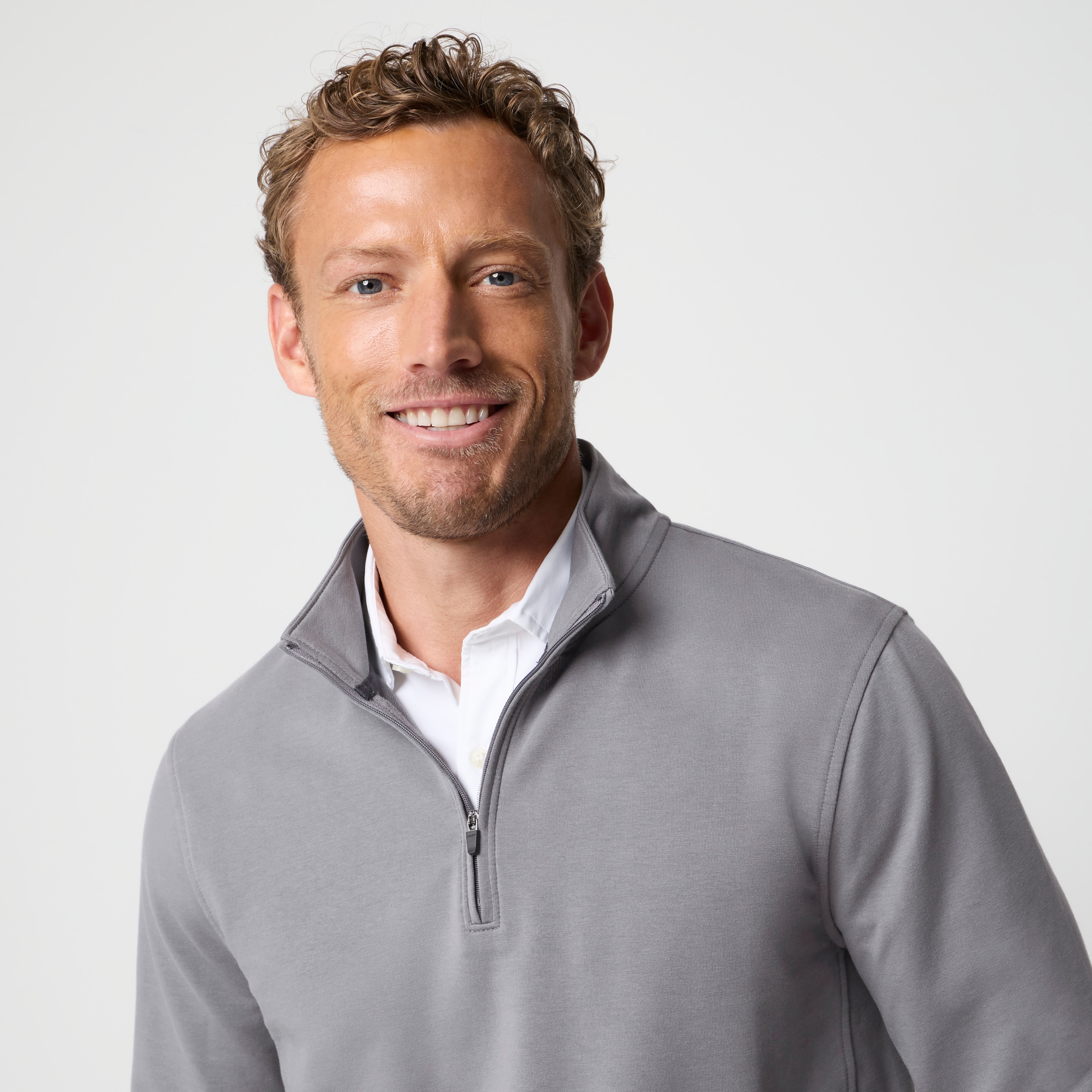 Performance terry quarter-zip
