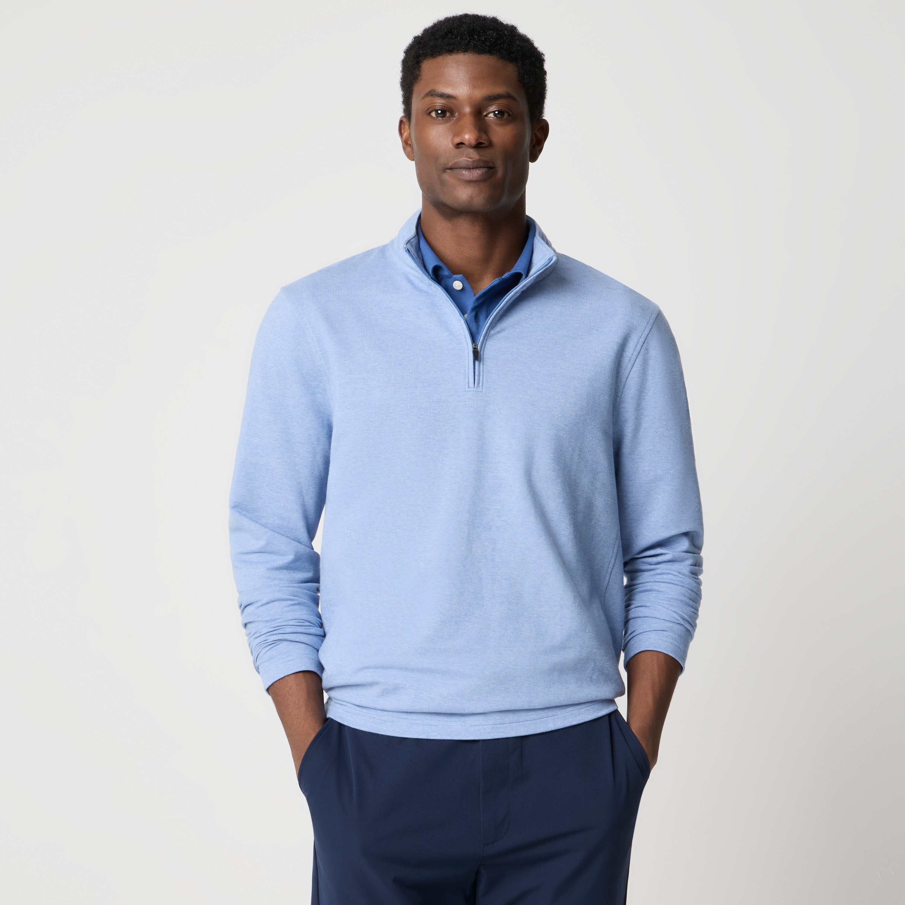【新品同様】TERRYWOOD Performance Terry Quarter-zip For Men | Factory