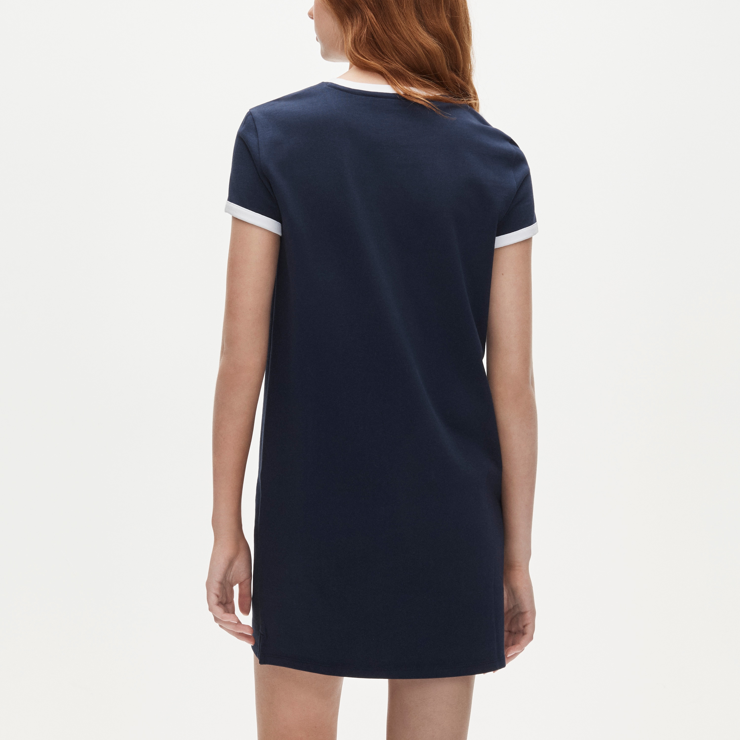 t shirt dress j crew J.Crew Women's Vintage jersey embroidered ringer T-shirt dress (Size XX-Small)