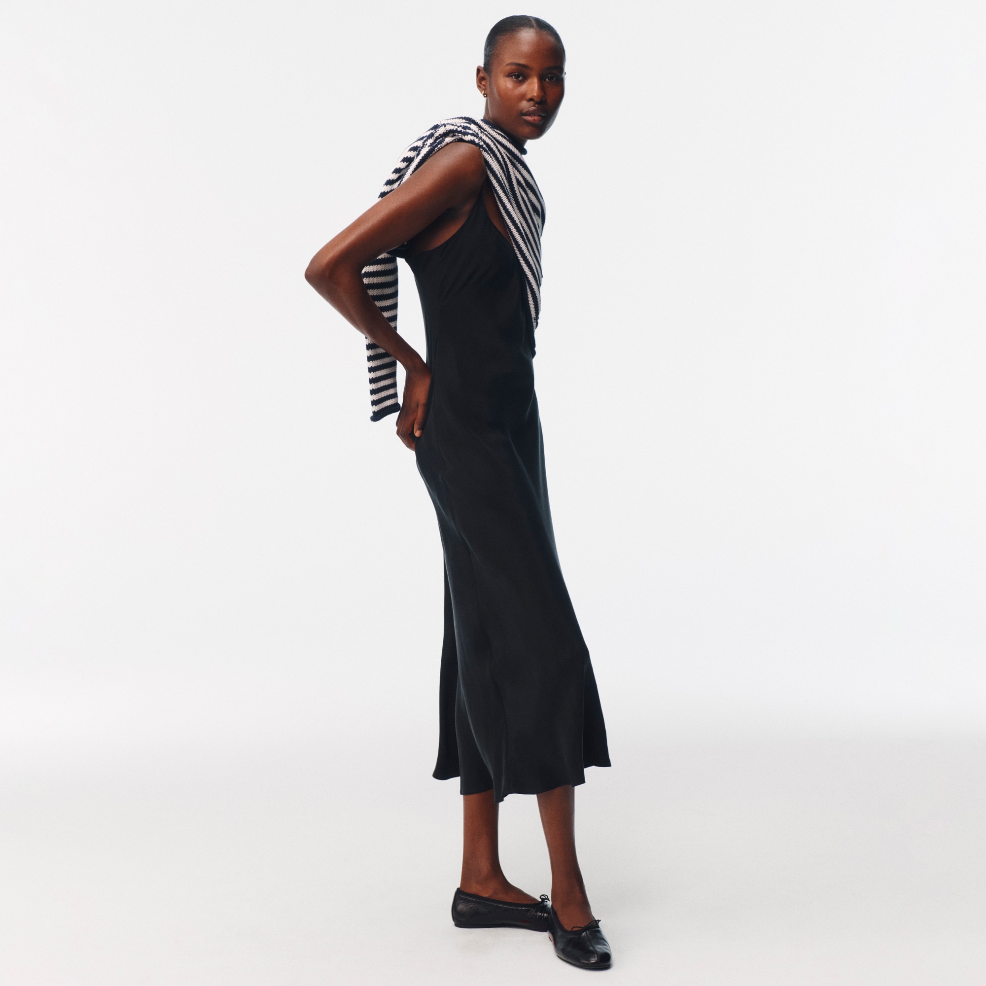 Gwyneth slip dress in cupro blend