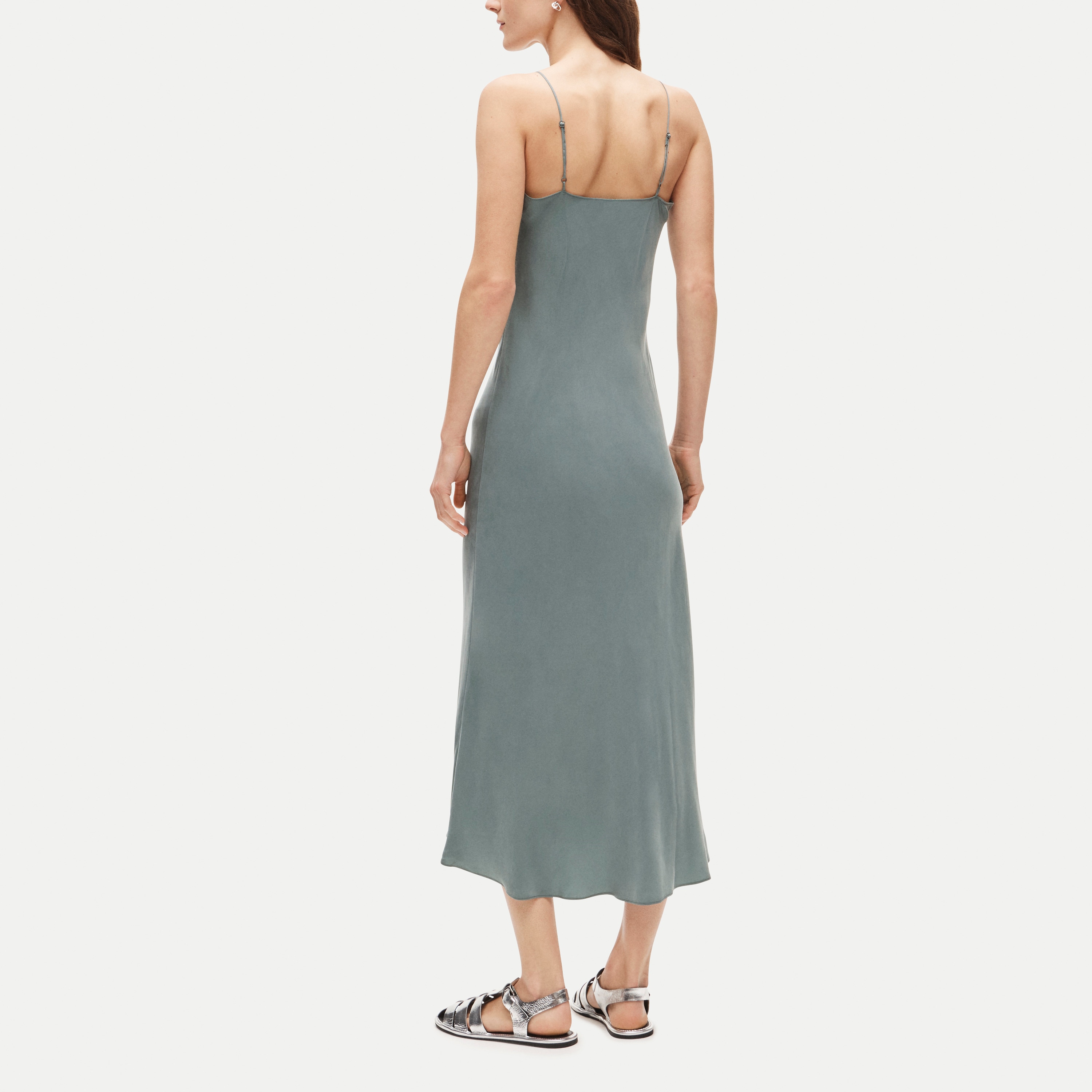 Gwyneth slip dress in cupro blend