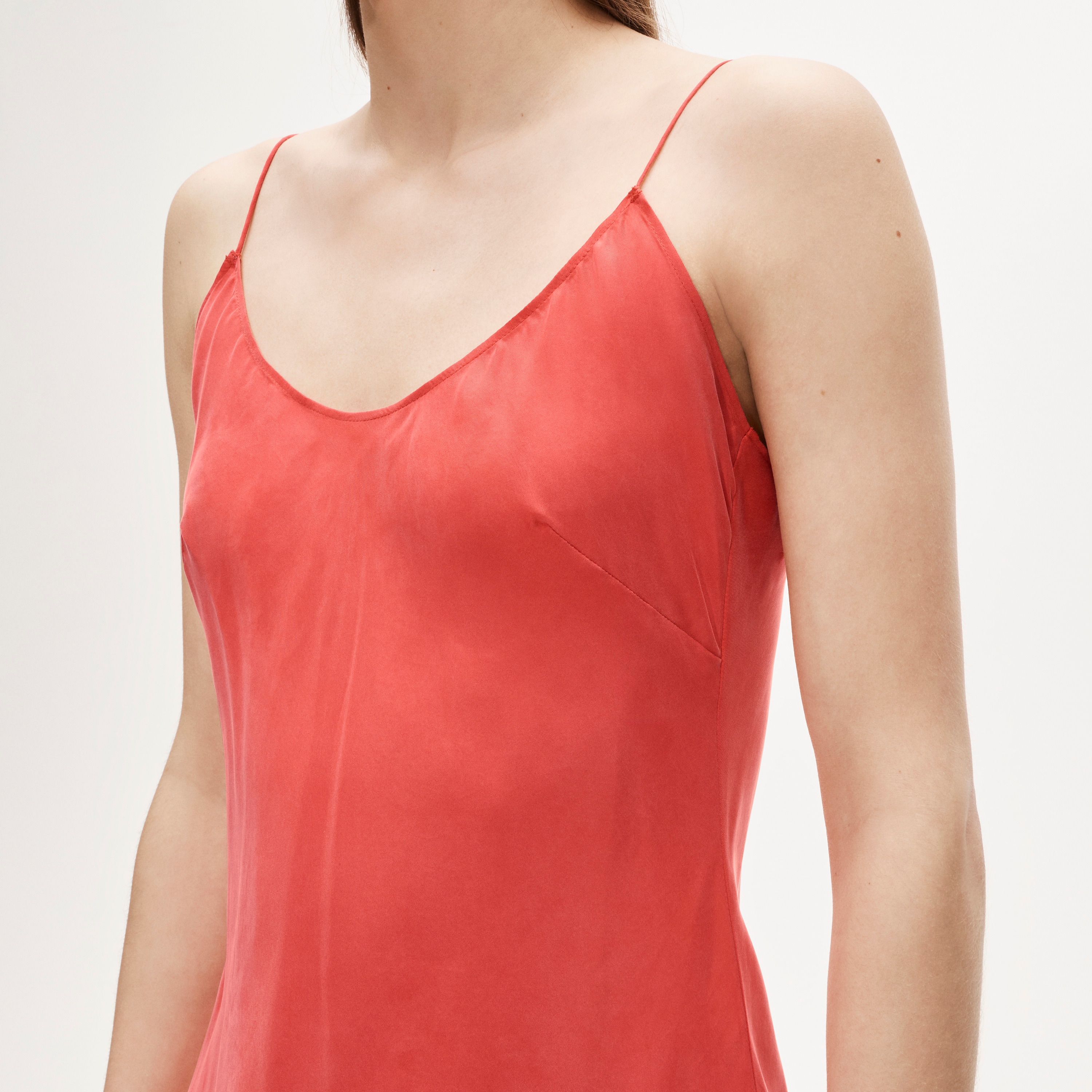 Gwyneth slip dress in cupro blend