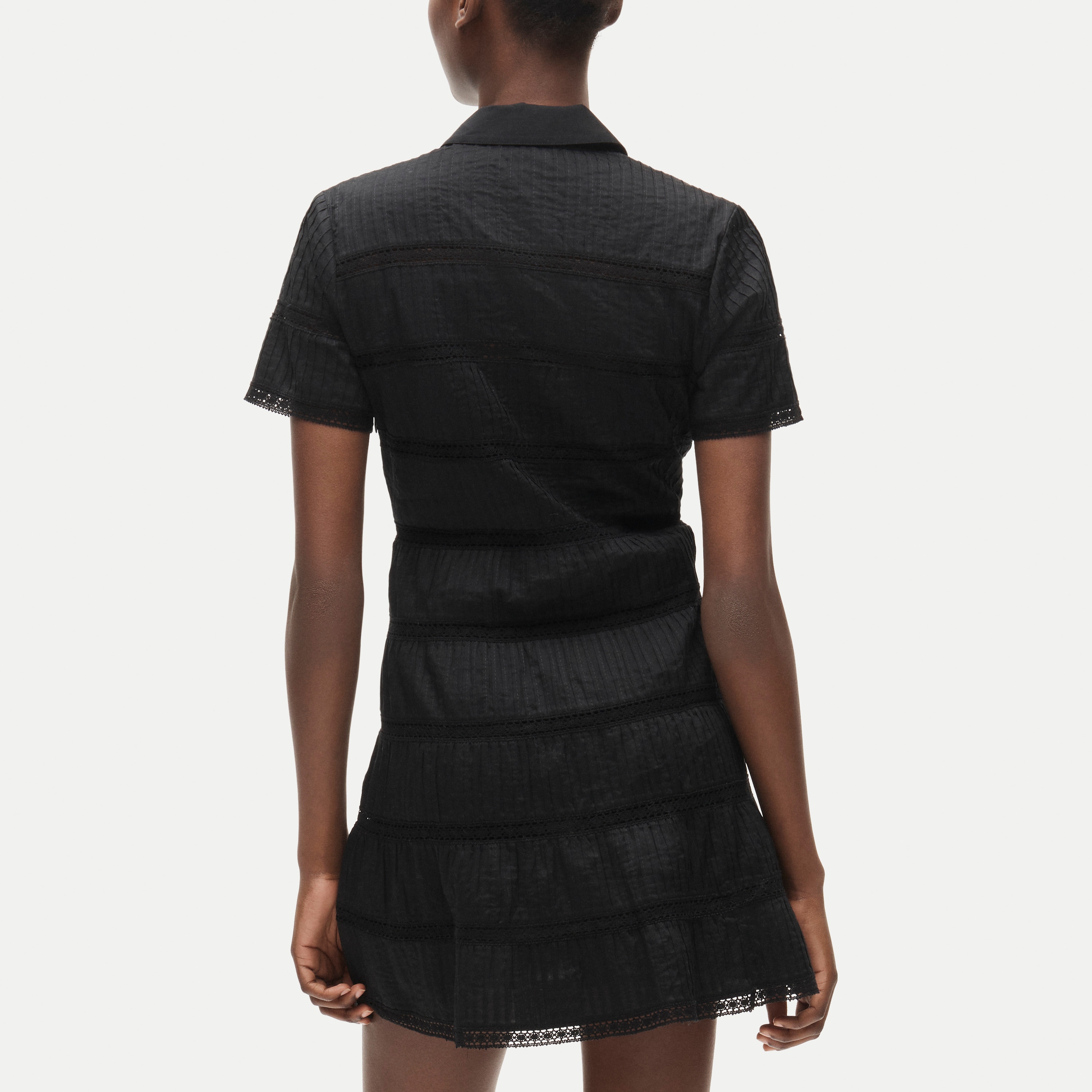 j crew tiered cotton voile dress Tiered Shirt-dress In Cotton Voile For Women