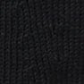 Crochet-trim shift dress BLACK