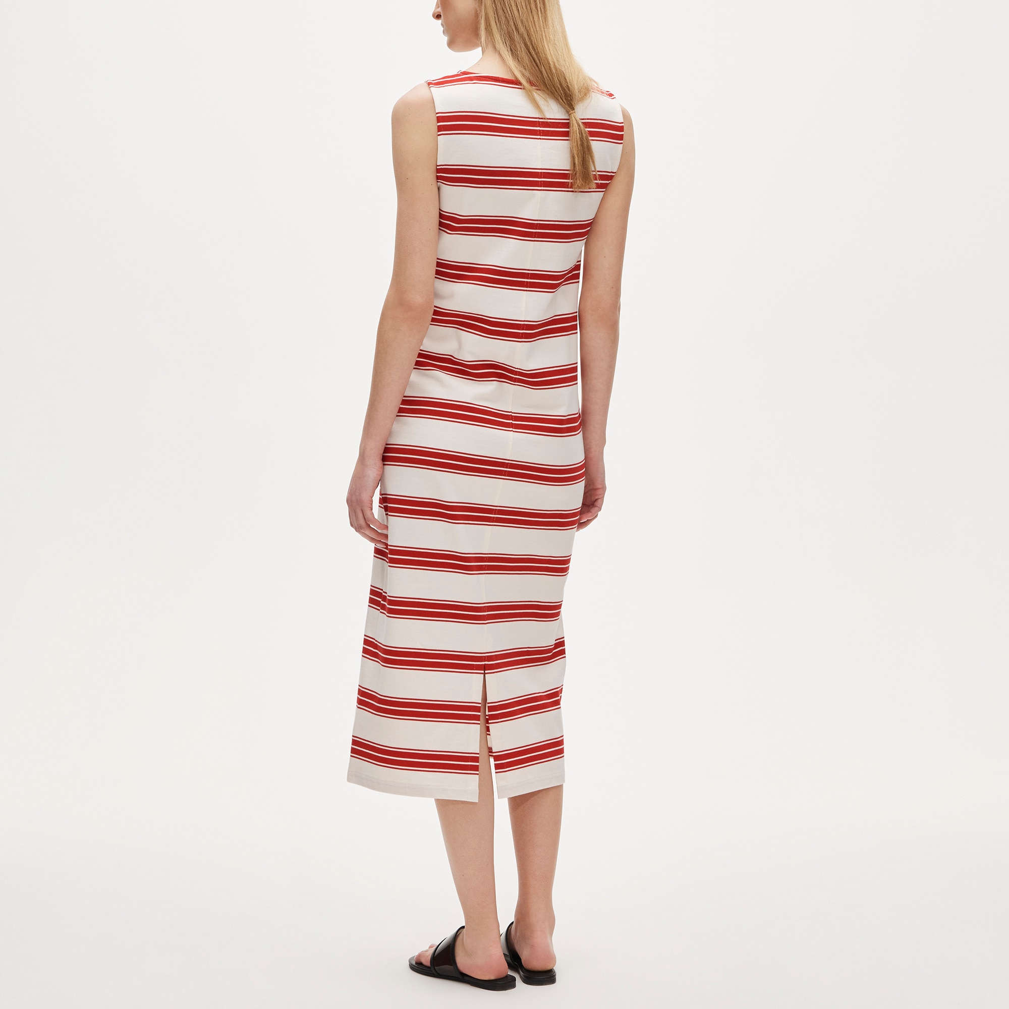 Midi dress in striped mariner cloth - image 3