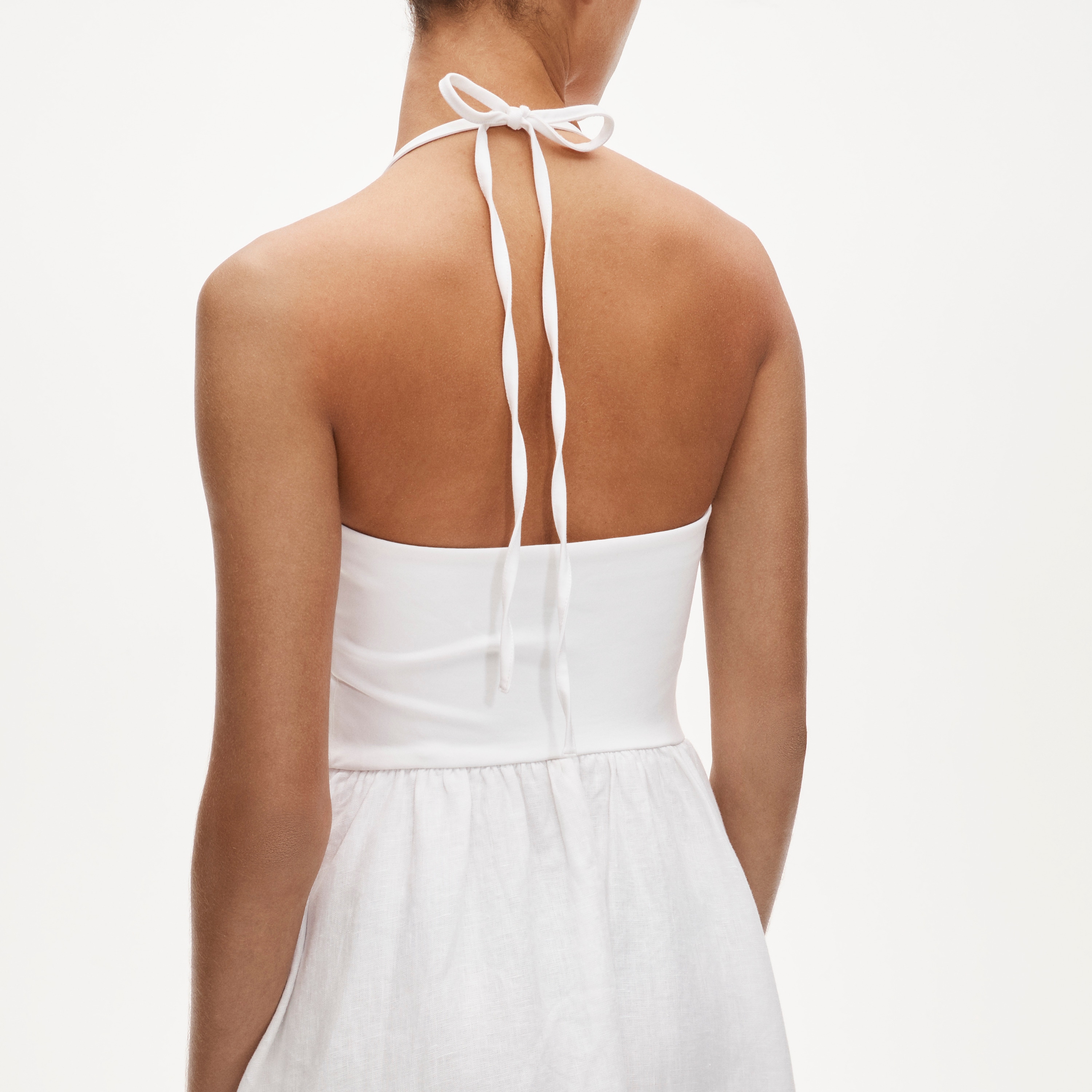 j crew white halter dress NWT J.Crew Tiered Halter Dress Rainbow Embroidery Maxi ~ Sz XXS Runs Big ~  White