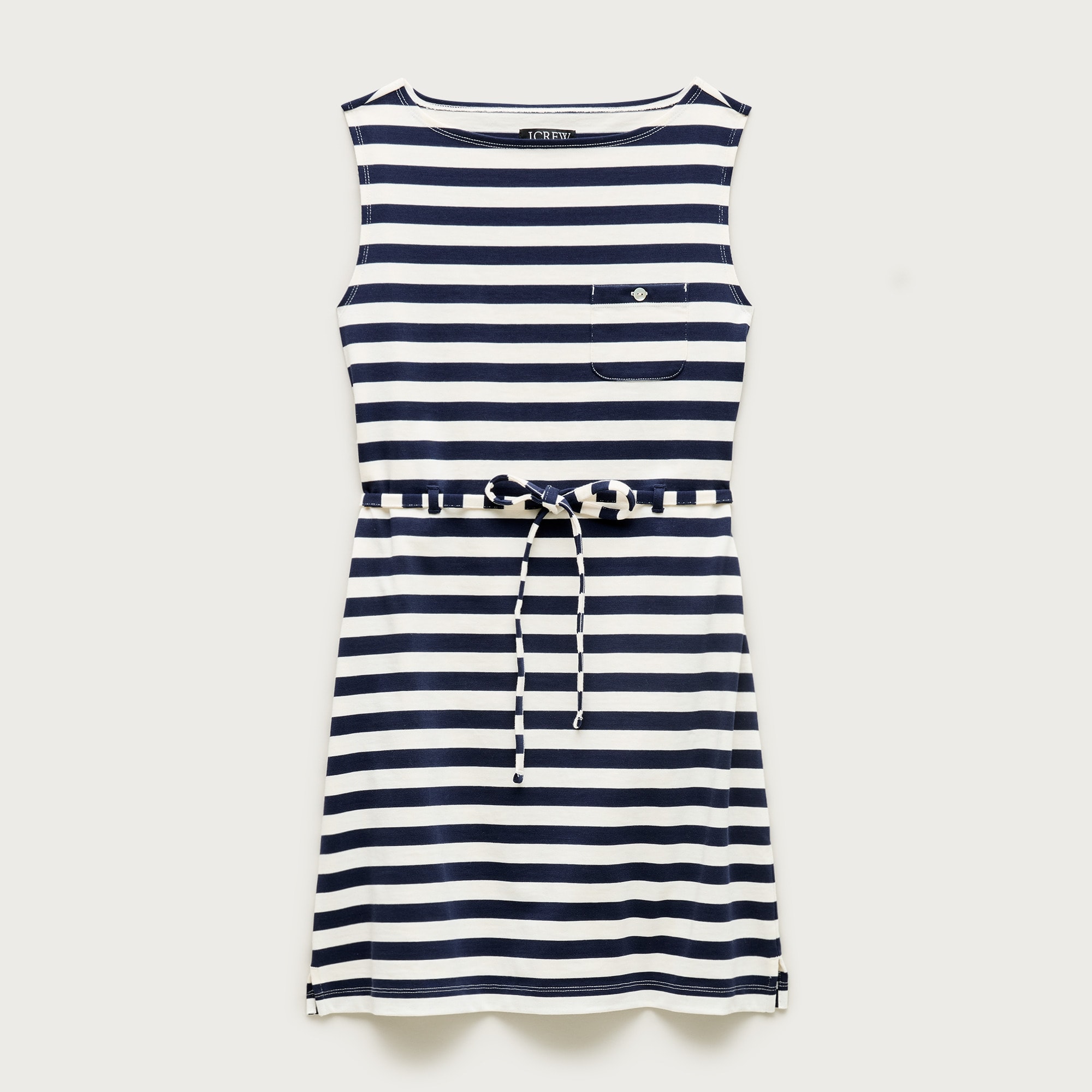 Vintage Jersey Mini Dress In Stripe For Women | J.Crew