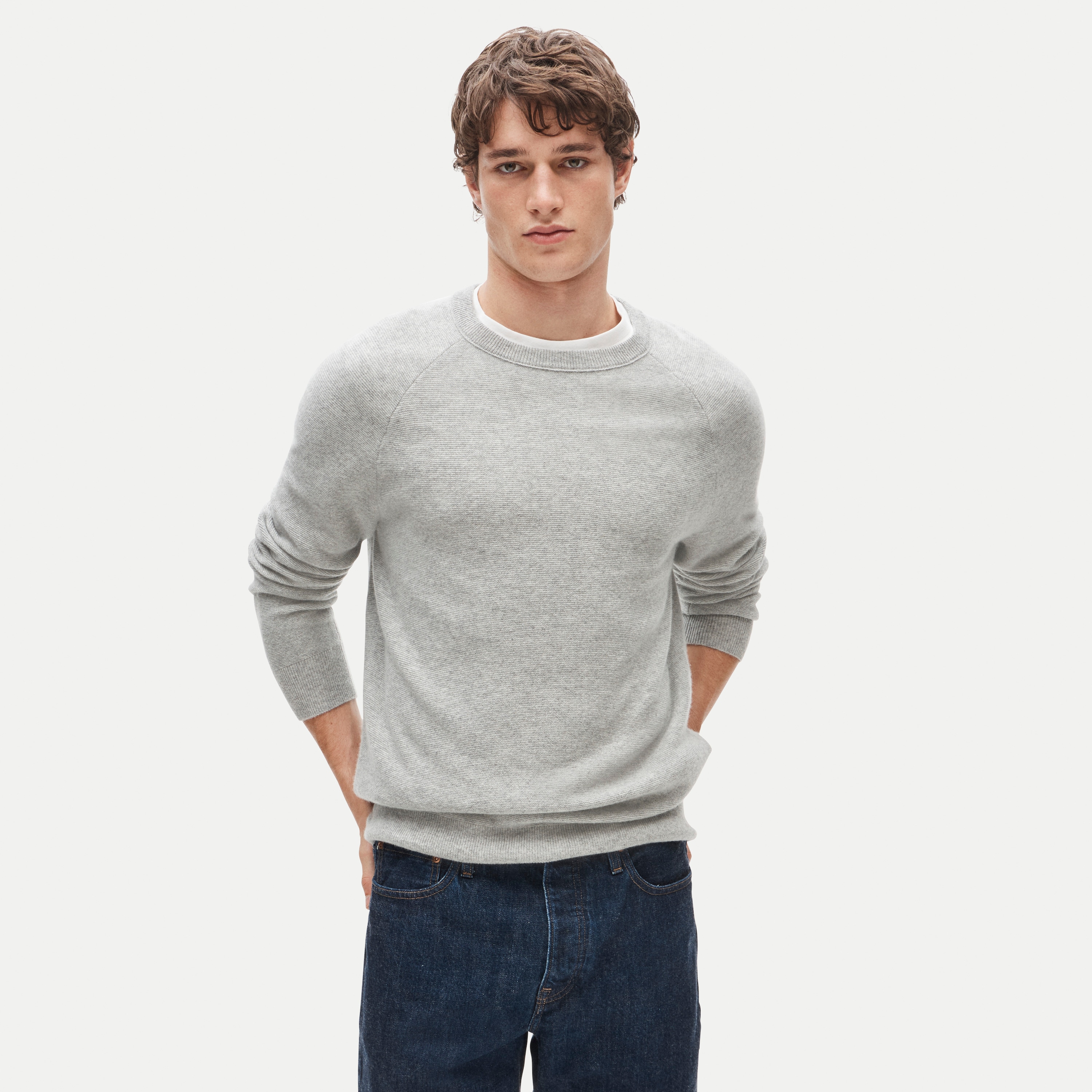 Cashmere raglan-sleeve sweater