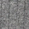 Short-sleeve cashmere ribbed johnny-collar sweater-polo HTHR PYRITE