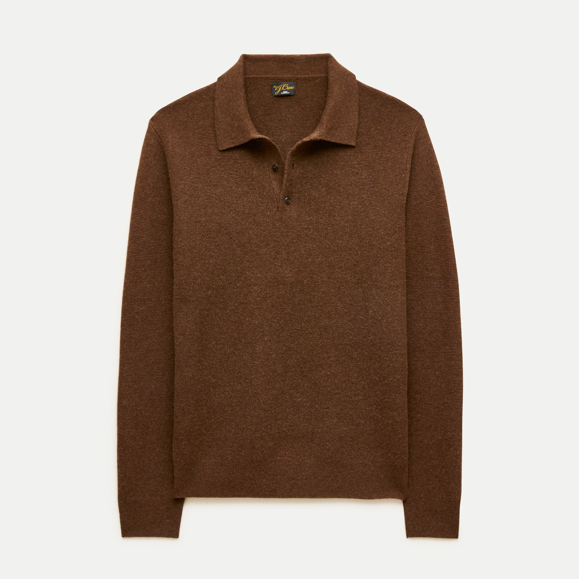Cashmere sweater-polo