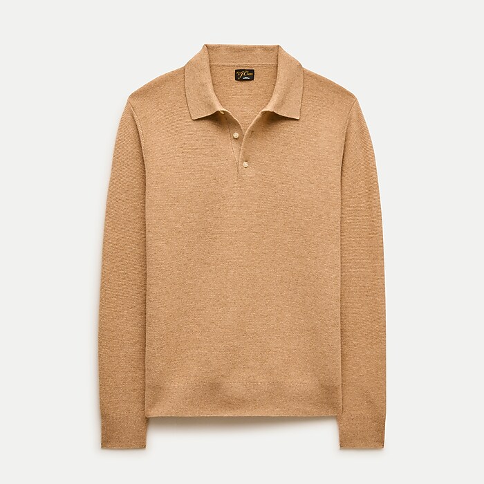 Cashmere sweater-polo