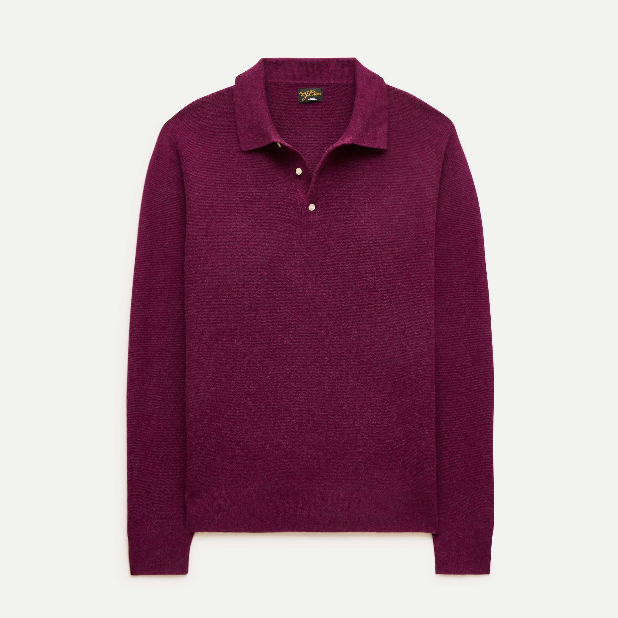 Cashmere sweater-polo