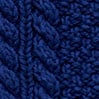 Cable-knit fisherman sweater in cotton TWILIGHT NAVY