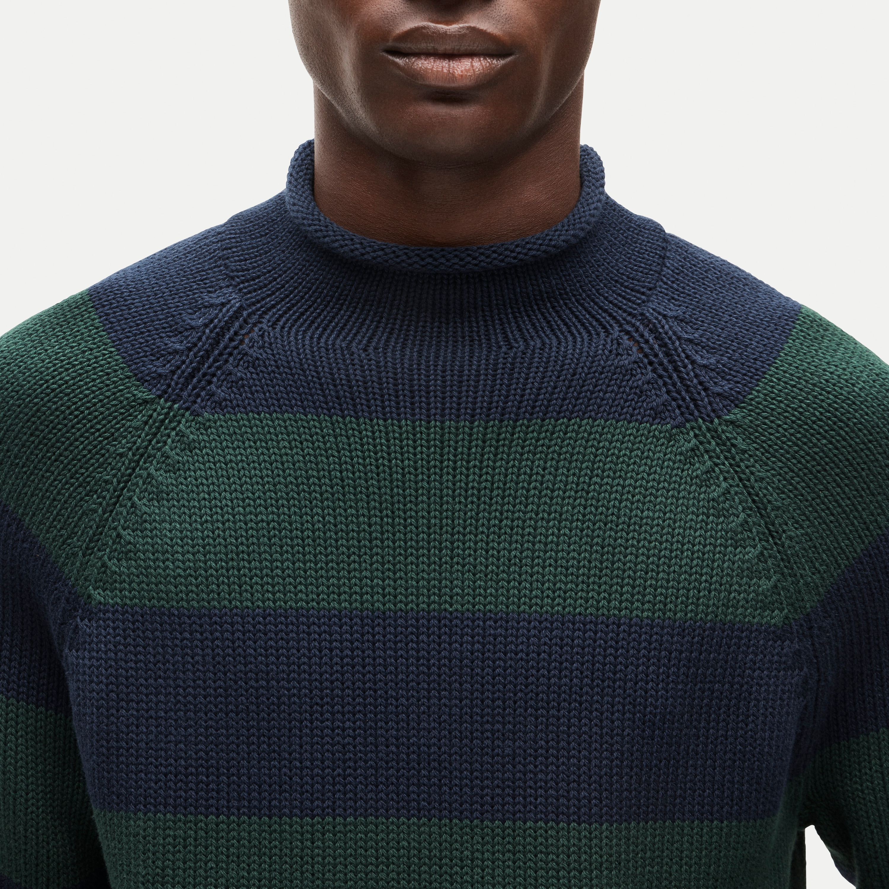 1988 Rollneck&trade; sweater in stripe - thumbnail 2