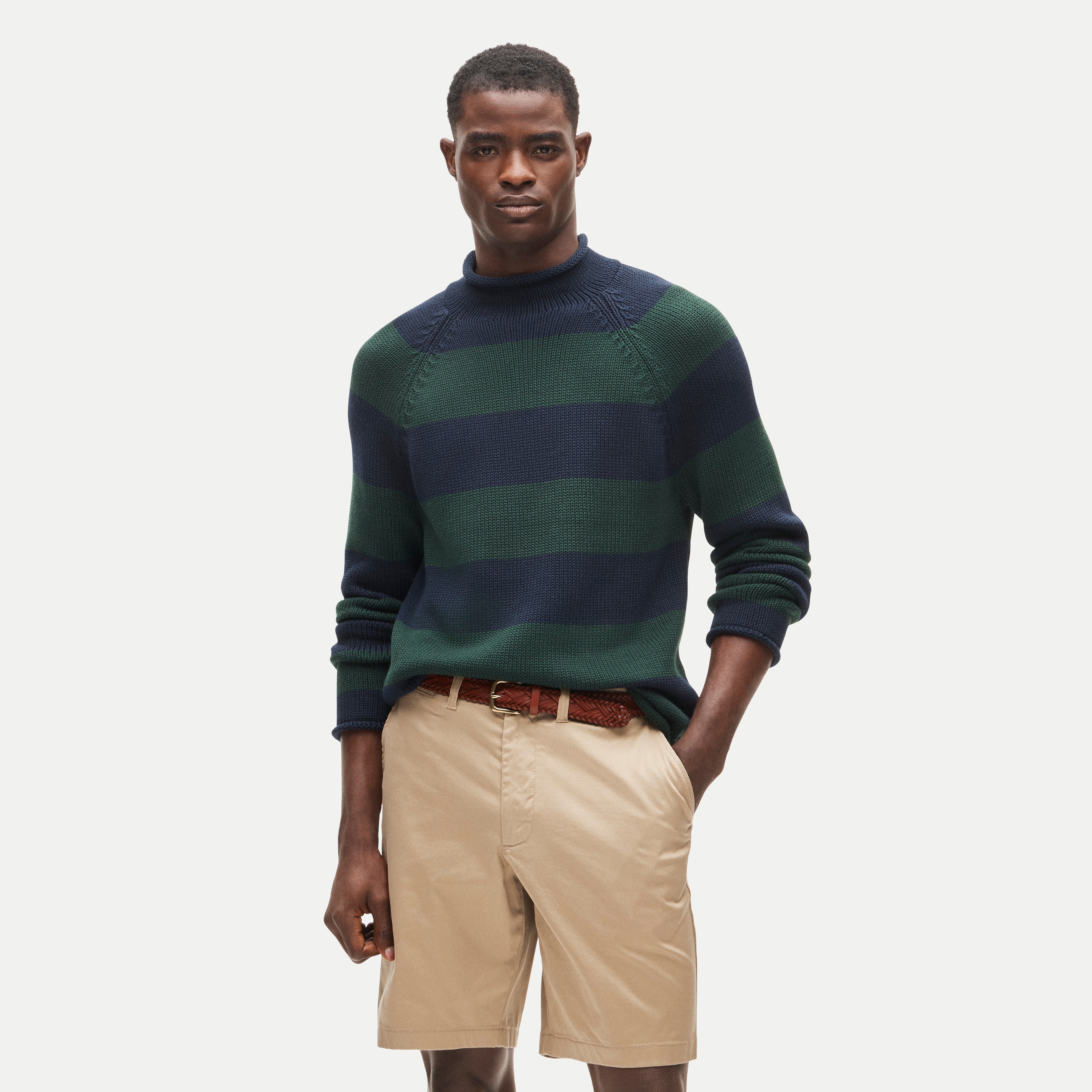 1988 Rollneck™ sweater in stripe
