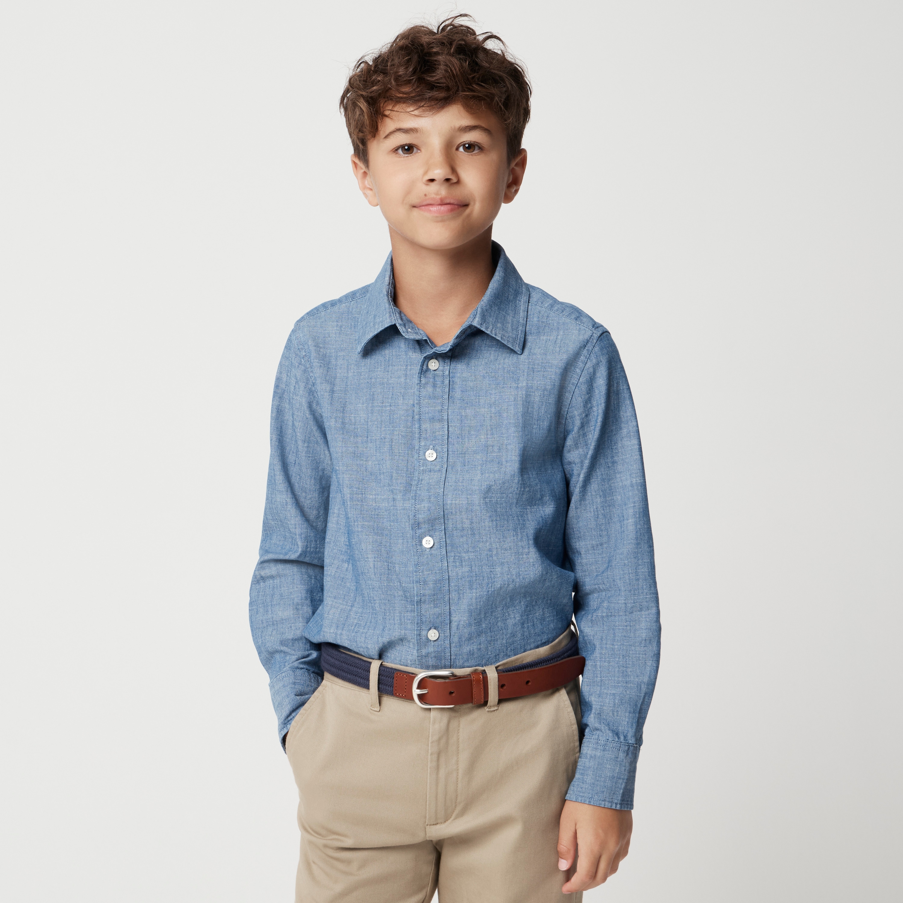 Boys' chambray shirt
