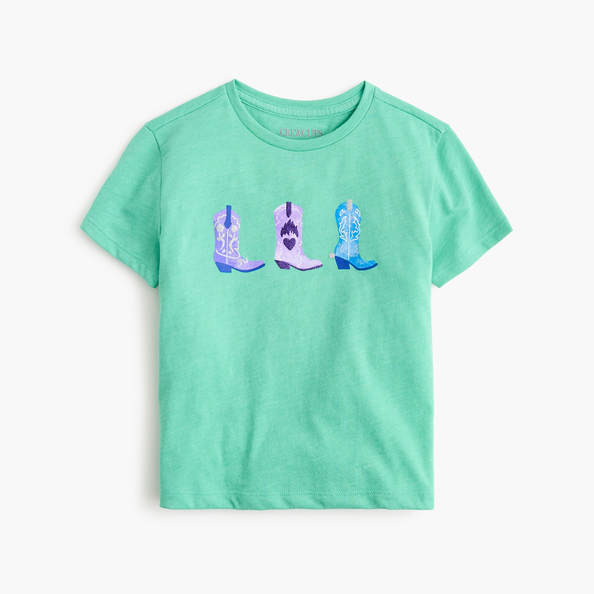 Girls' cowboy boot graphic tee