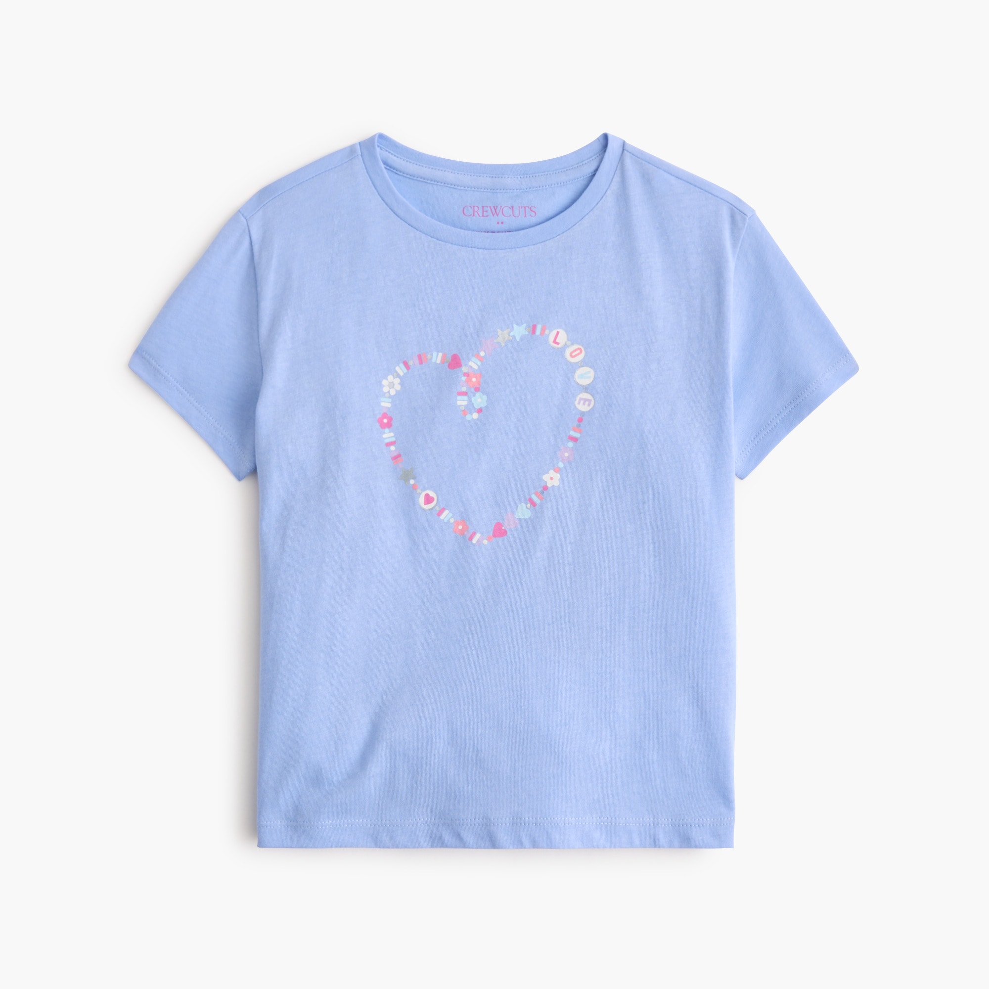 Girls' friendship heart graphic tee