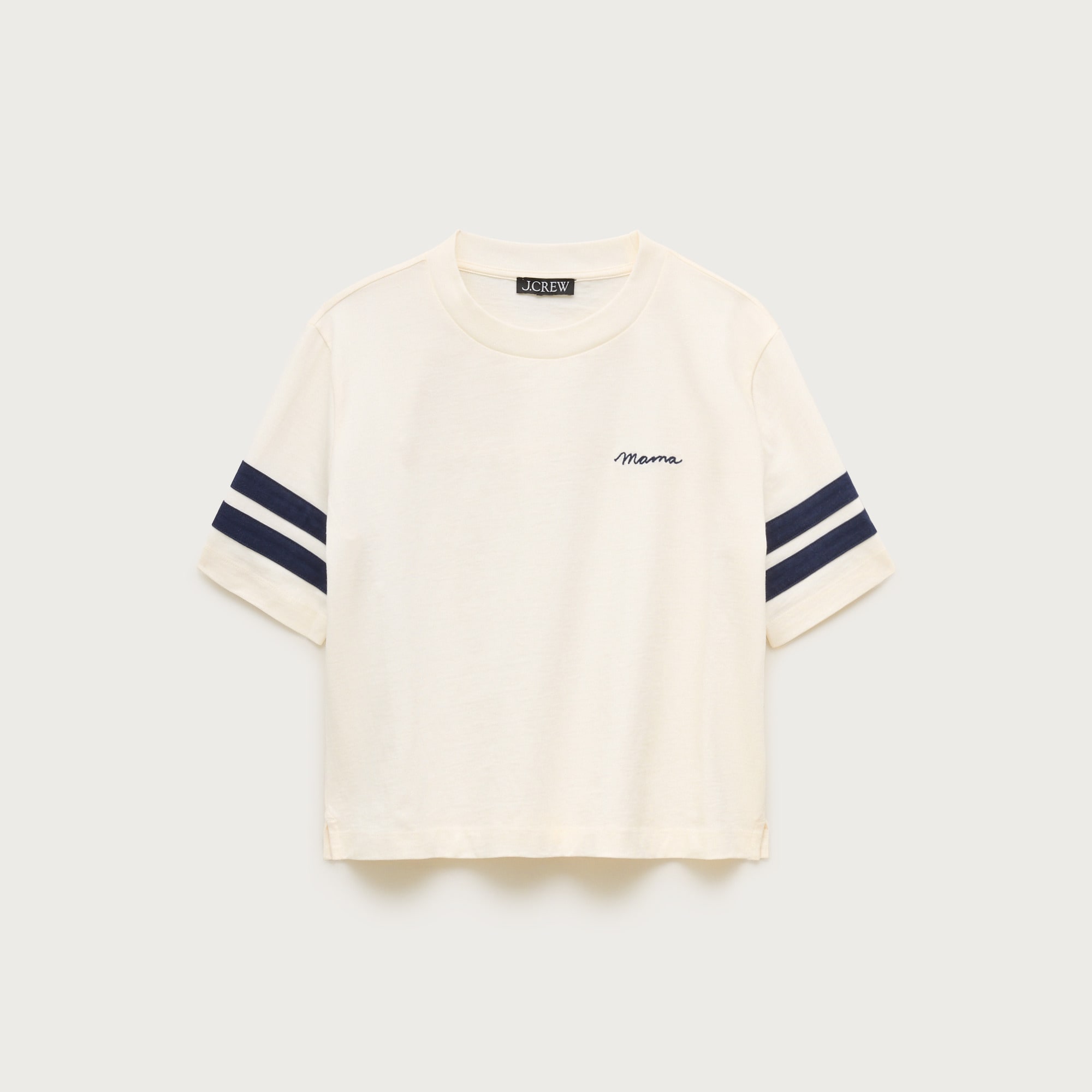 Boyfriend jersey relaxed cropped "Mama" graphic T-shirt from J.Crew - $34.50