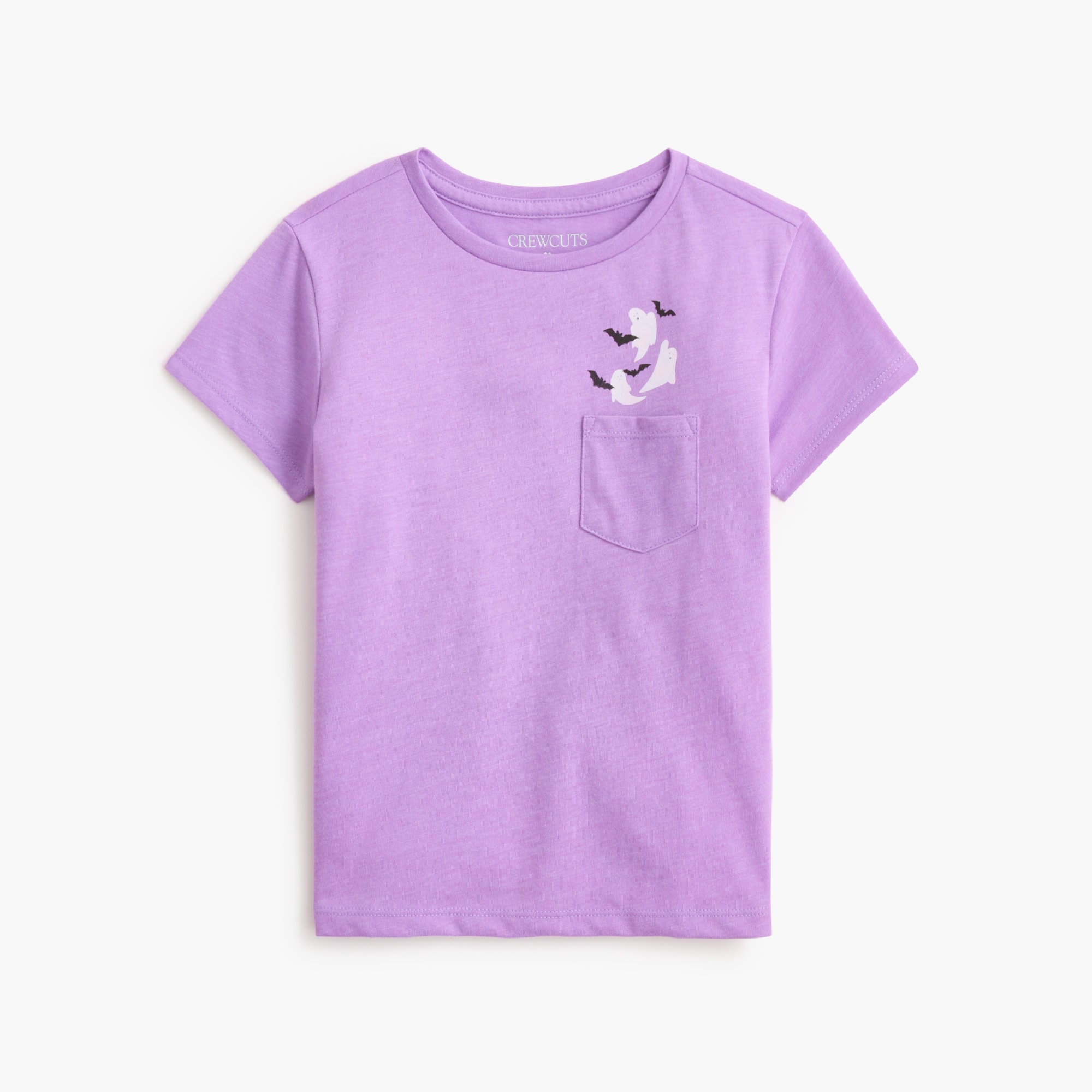 Girls' ghost-pocket graphic tee