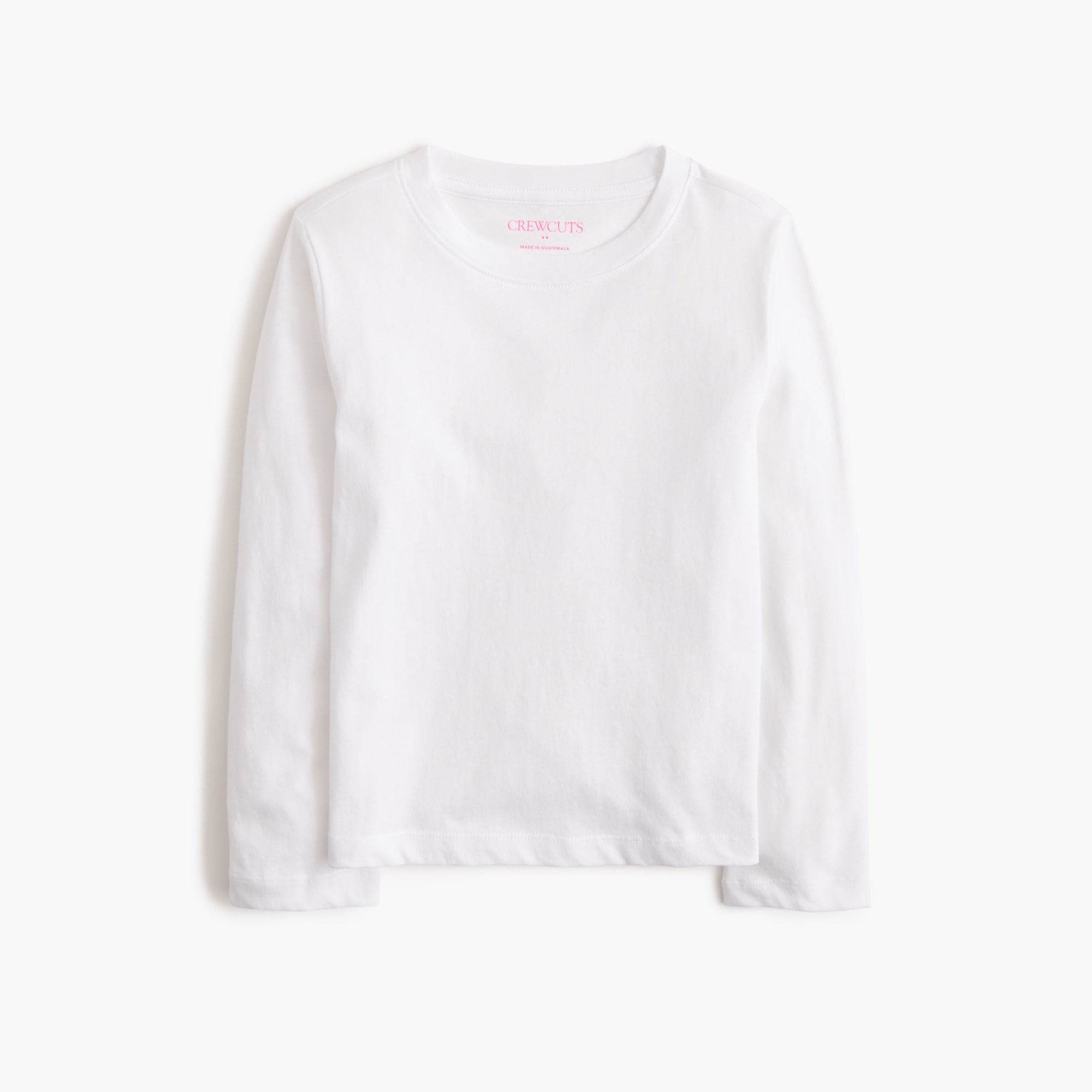 Girls' long-sleeve jersey tee